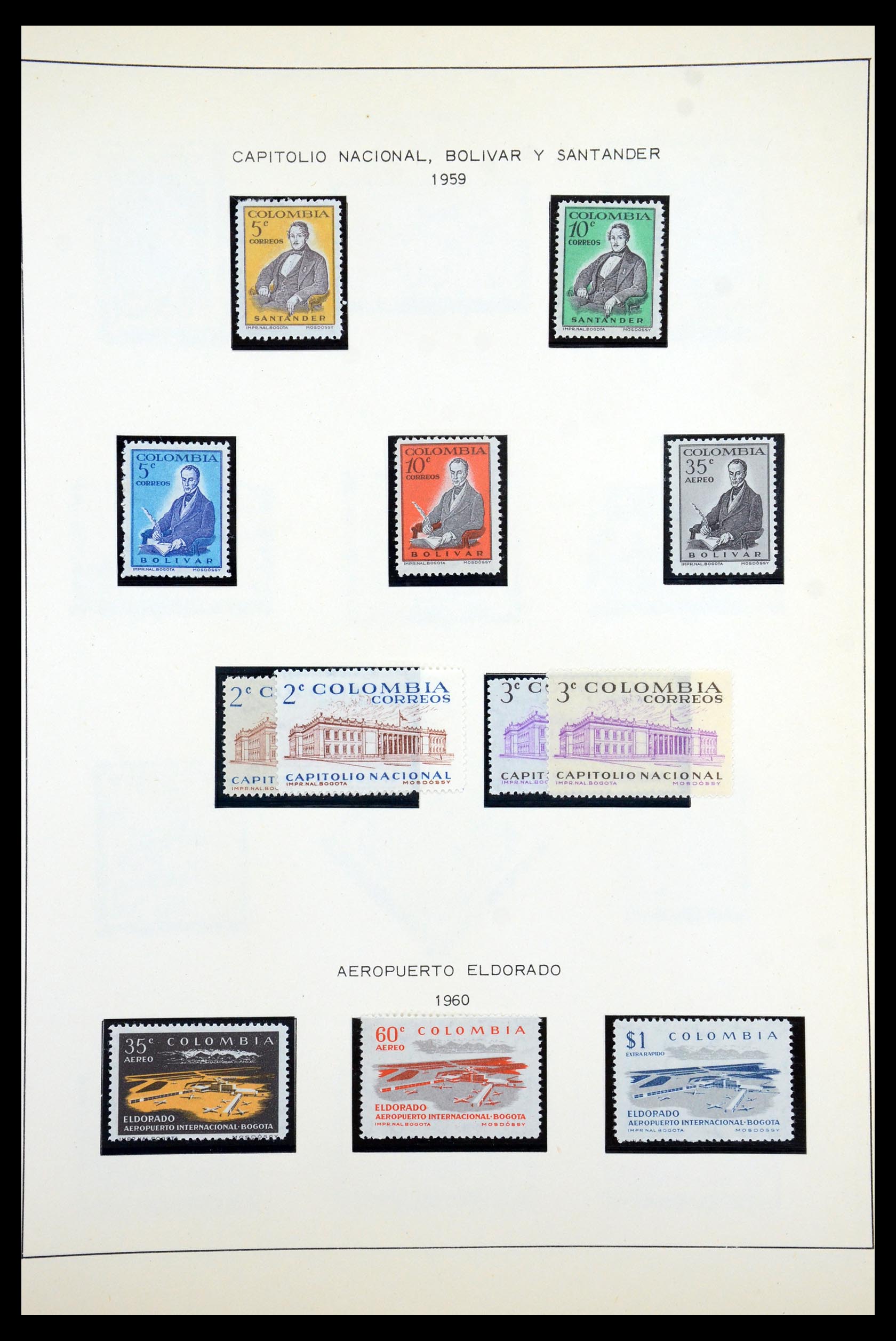 35250 087 - Stamp Collection 35250 Colombia 1859-1967.