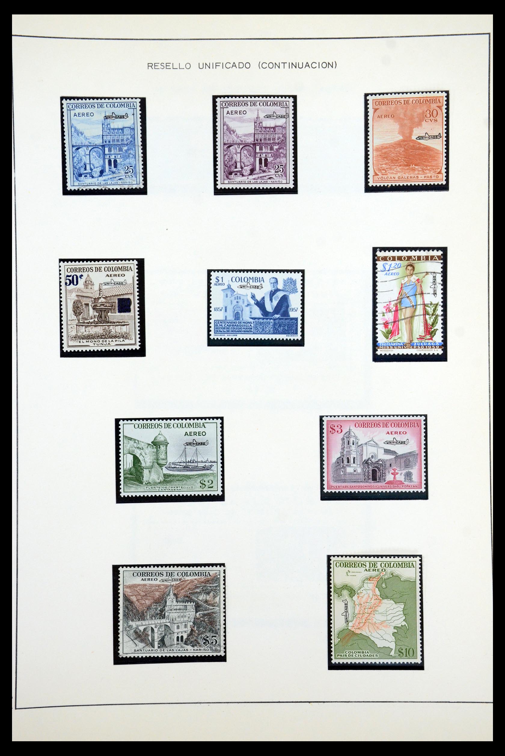 35250 089 - Postzegelverzameling 35250 Colombia 1859-1967.