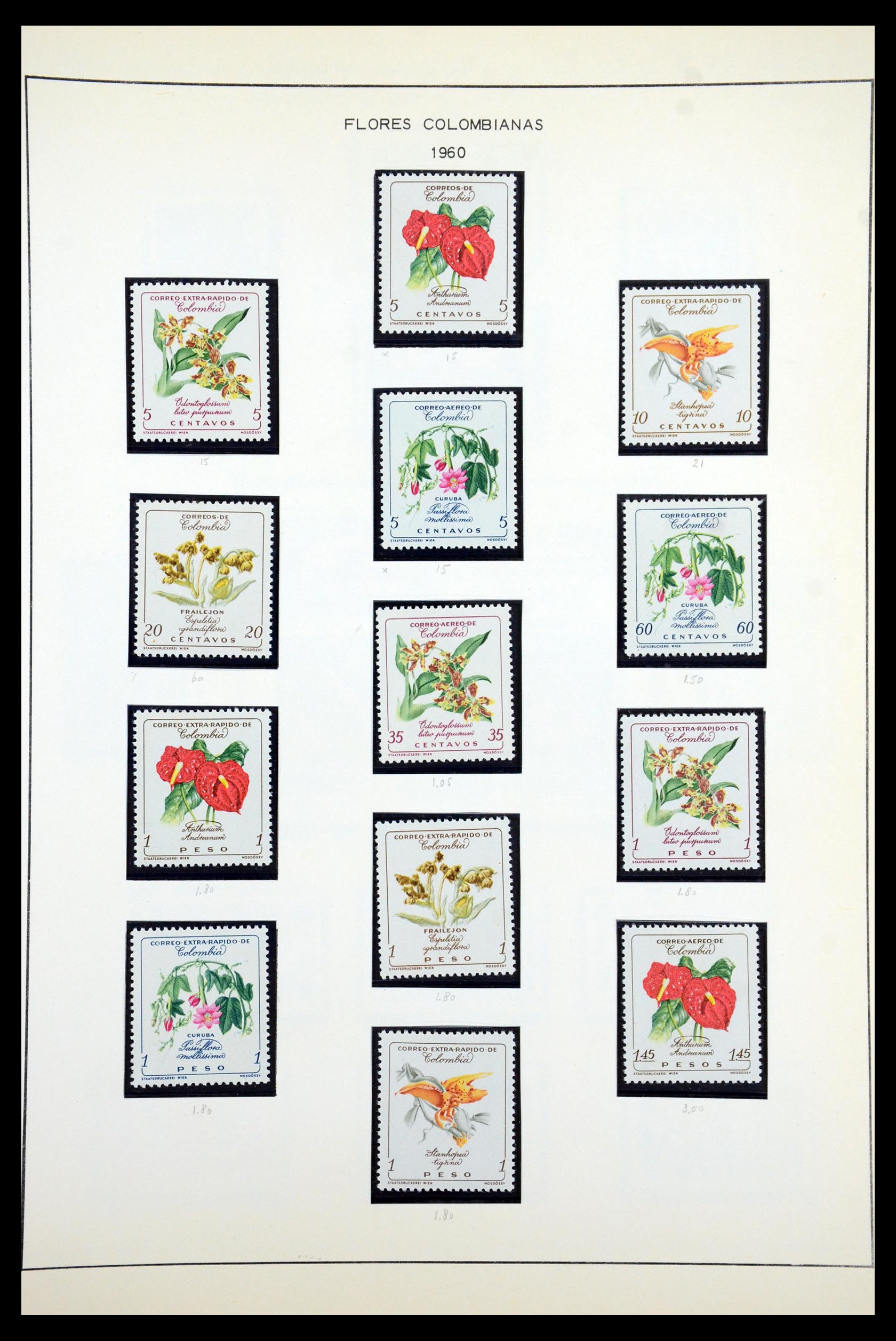 35250 092 - Postzegelverzameling 35250 Colombia 1859-1967.