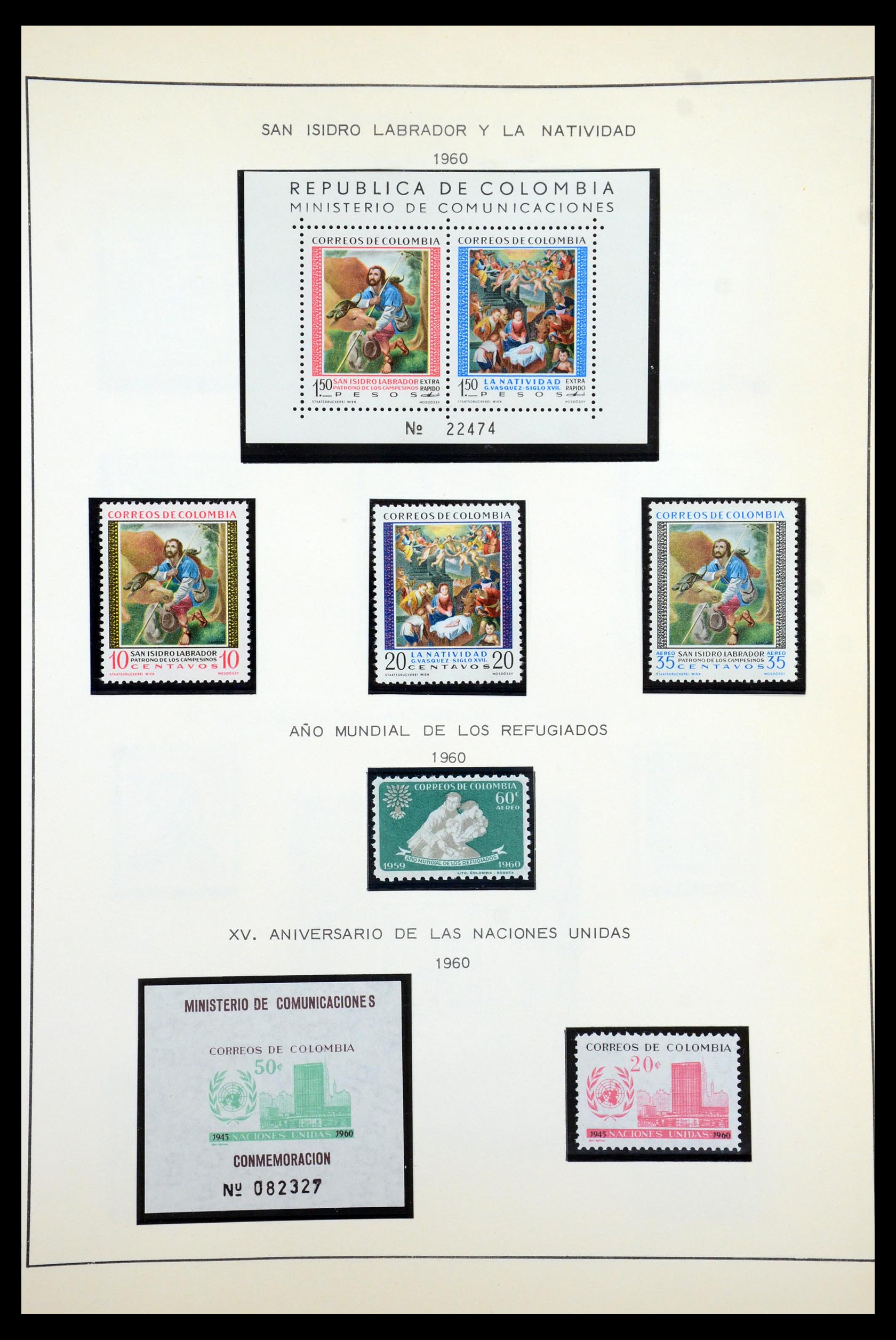 35250 094 - Postzegelverzameling 35250 Colombia 1859-1967.