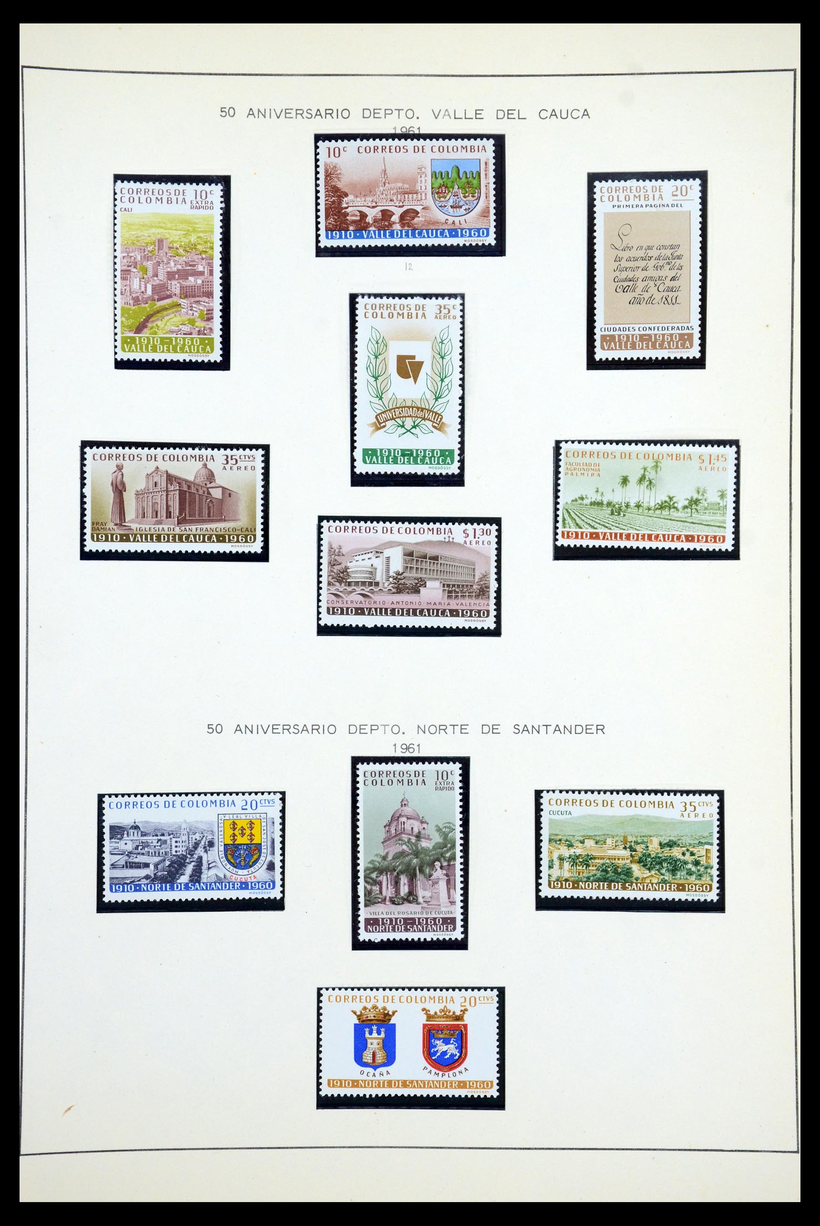 35250 096 - Postzegelverzameling 35250 Colombia 1859-1967.