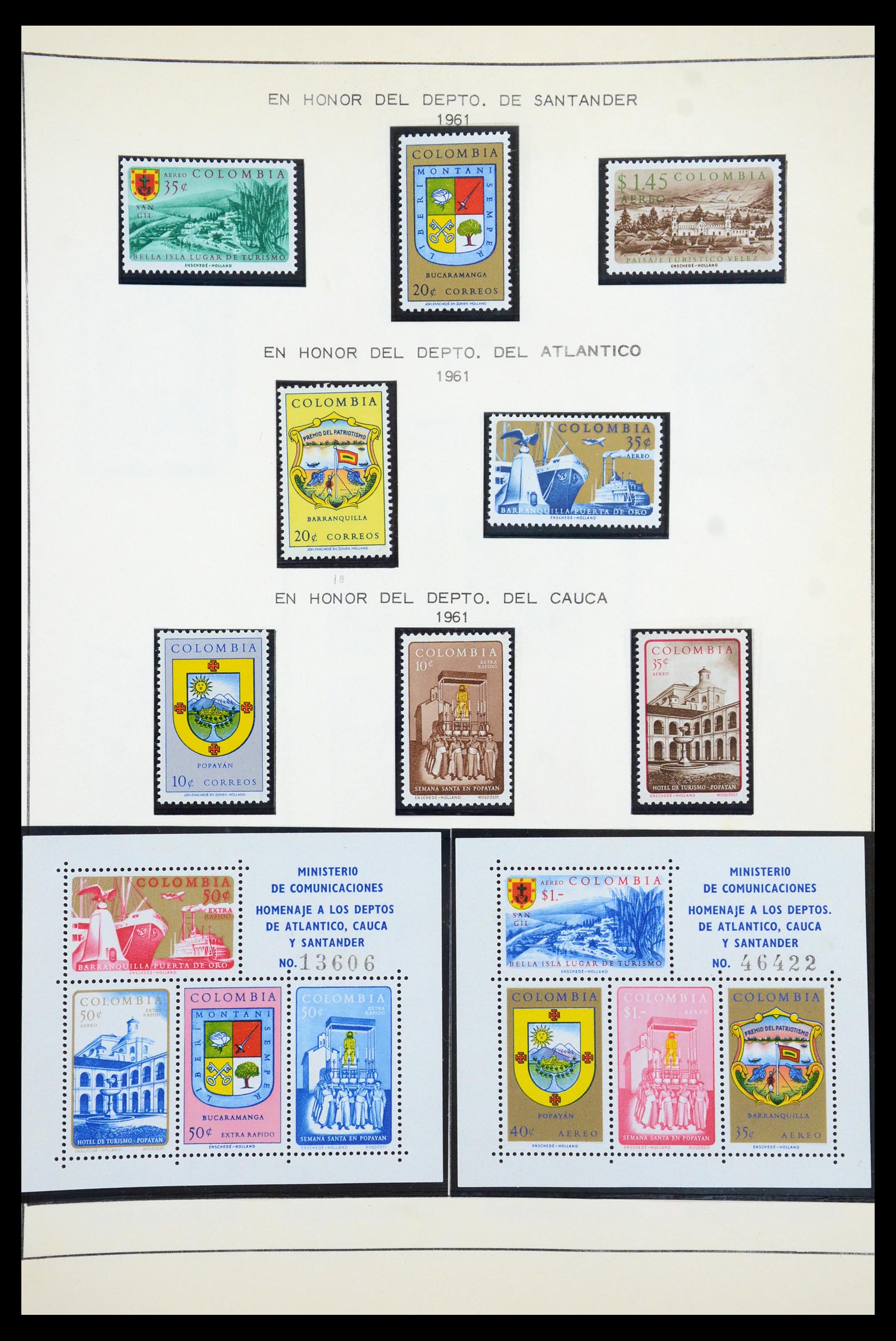 35250 097 - Postzegelverzameling 35250 Colombia 1859-1967.