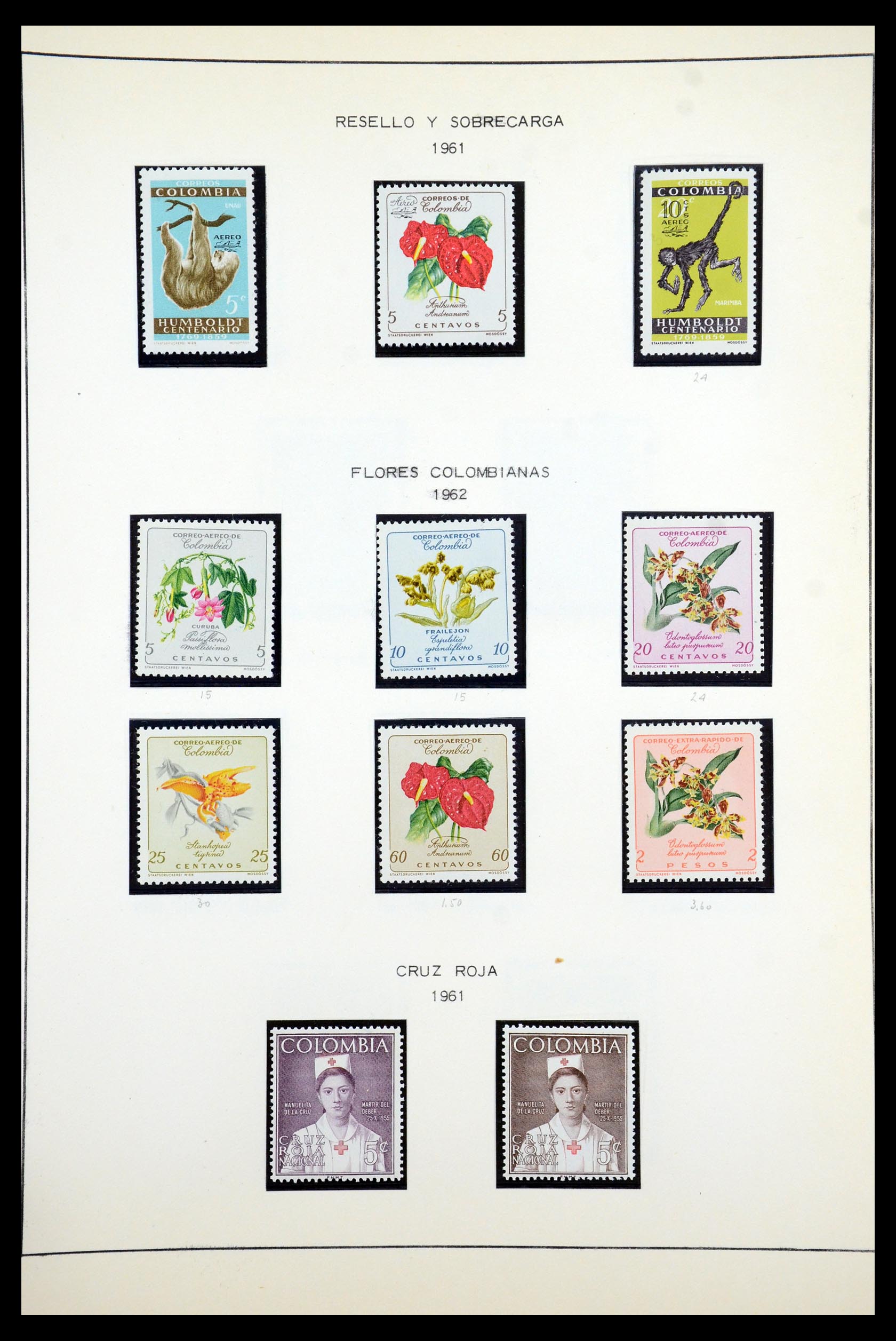 35250 099 - Postzegelverzameling 35250 Colombia 1859-1967.