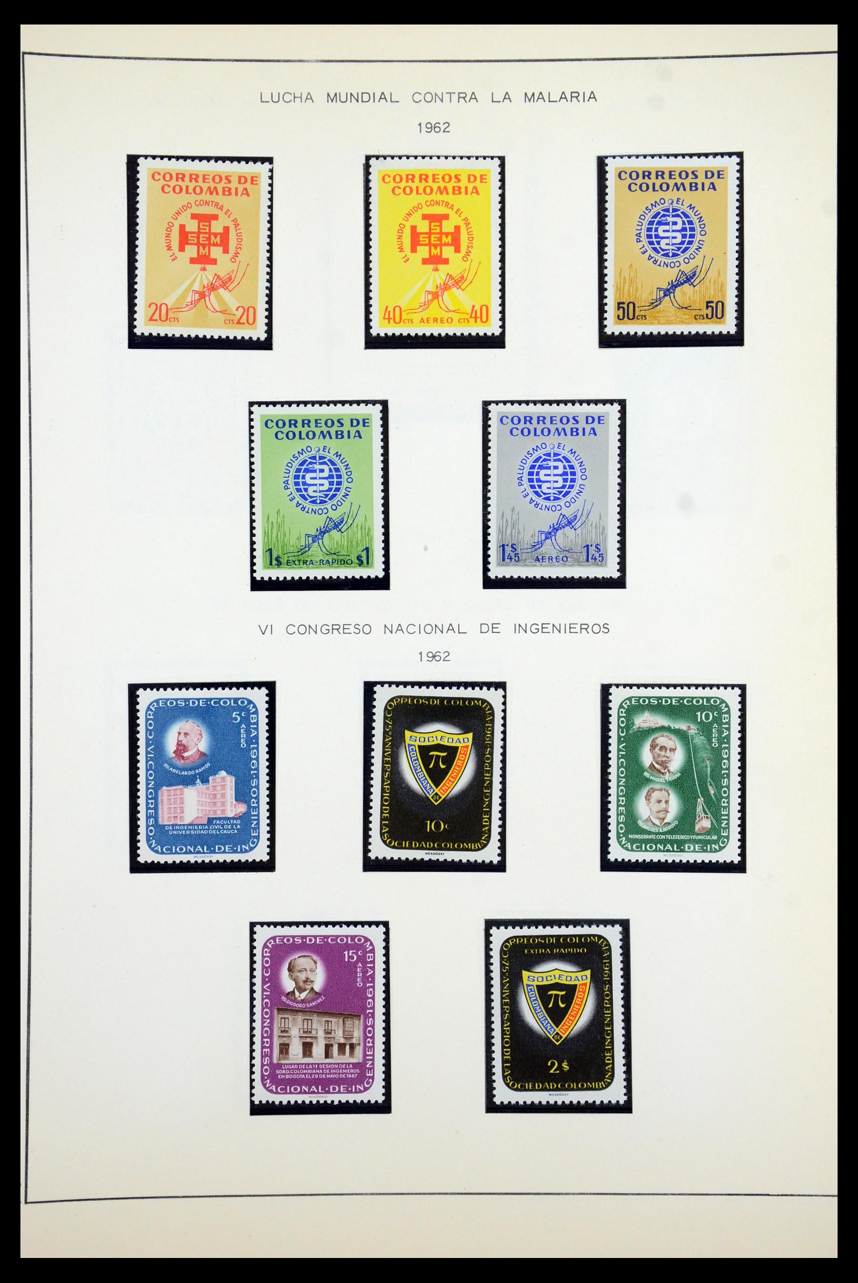 35250 100 - Stamp Collection 35250 Colombia 1859-1967.