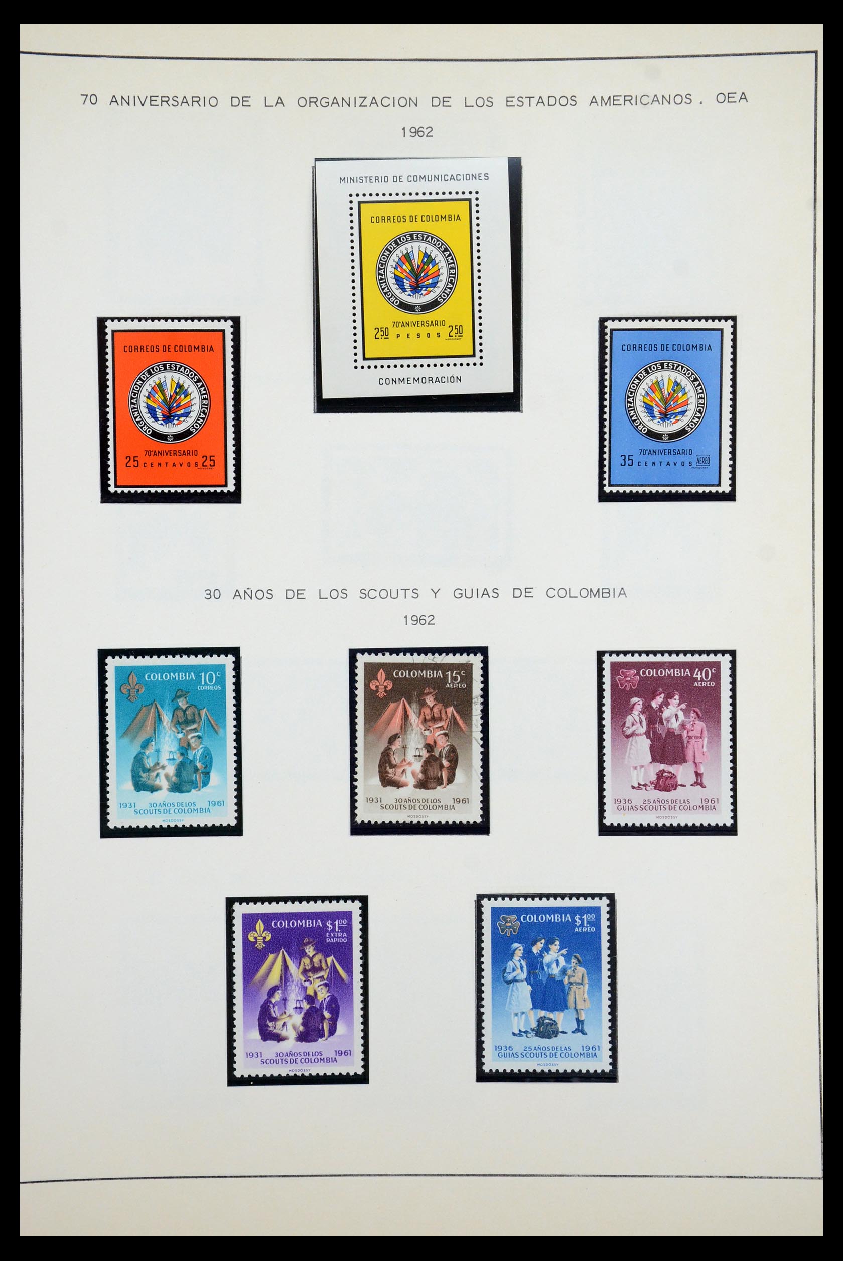 35250 101 - Postzegelverzameling 35250 Colombia 1859-1967.