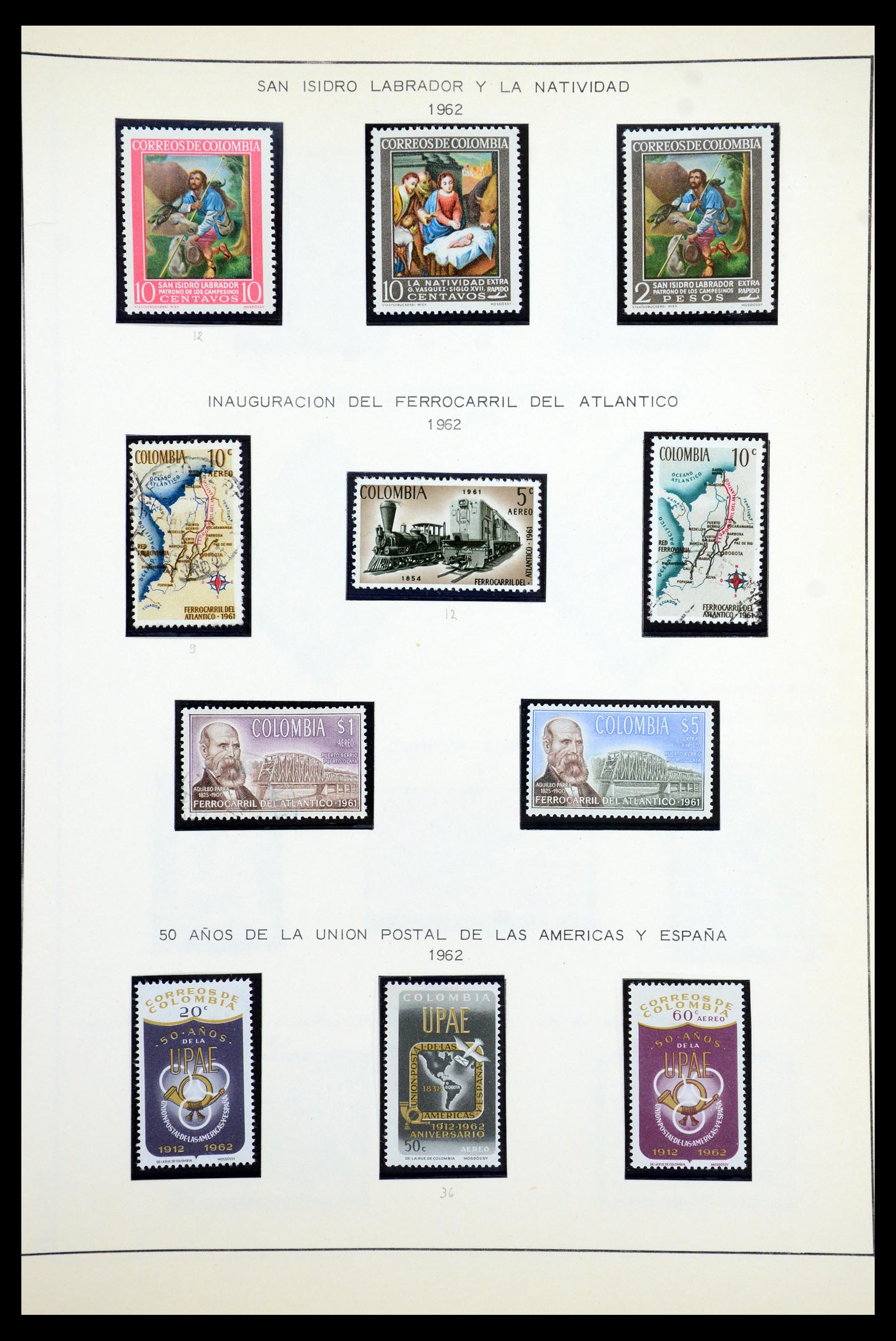 35250 102 - Stamp Collection 35250 Colombia 1859-1967.