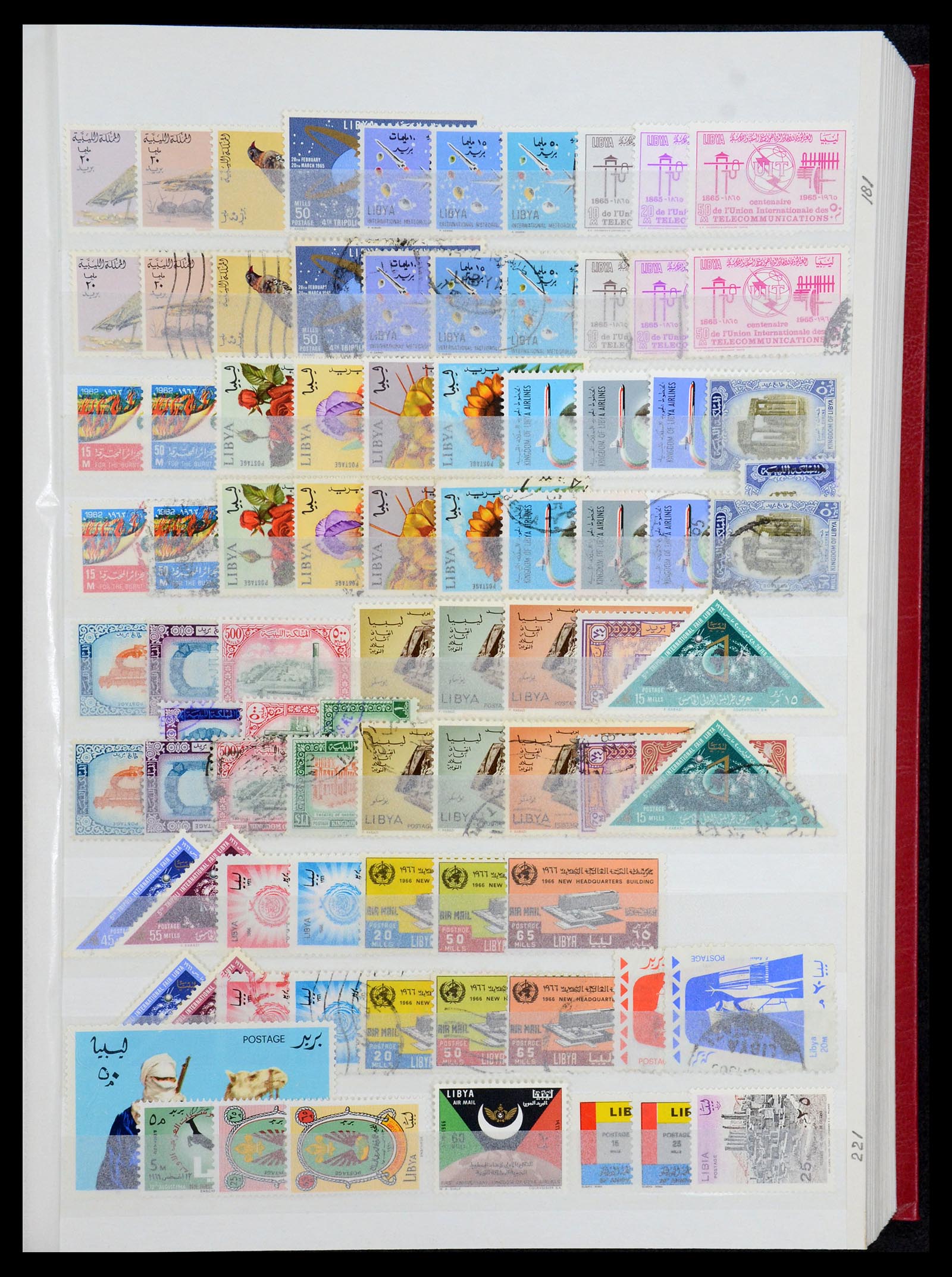 35252 005 - Postzegelverzameling 35252 Libië 1951-1992.