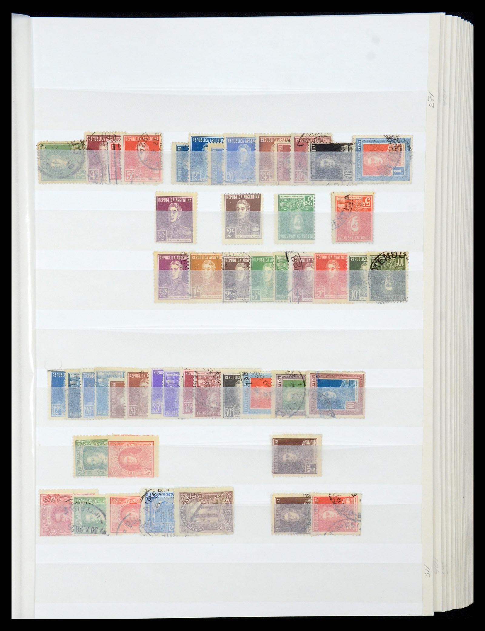 35254 007 - Postzegelverzameling 35254 Argentinië 1858-1983.