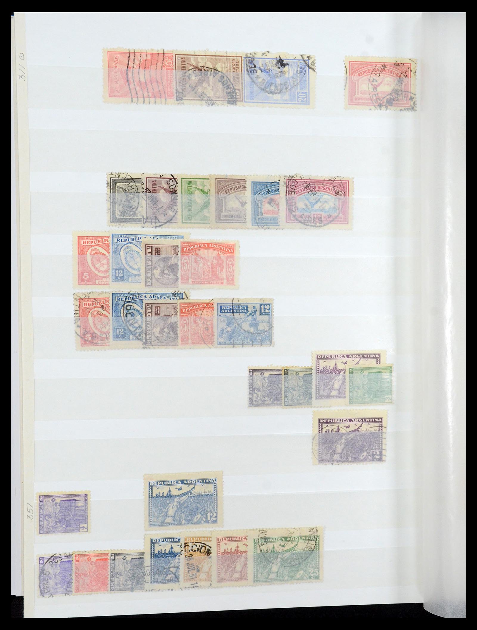 35254 008 - Postzegelverzameling 35254 Argentinië 1858-1983.