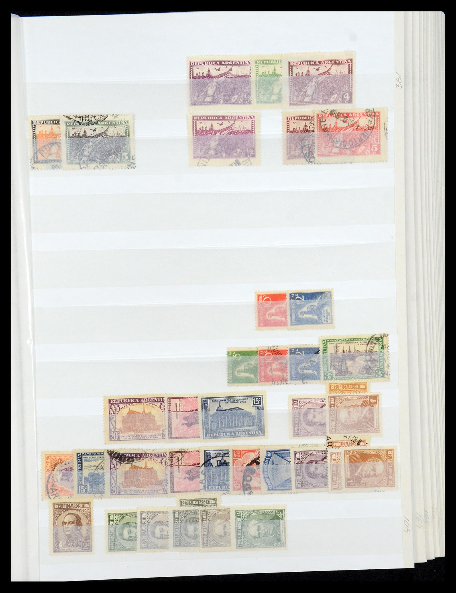 35254 009 - Postzegelverzameling 35254 Argentinië 1858-1983.