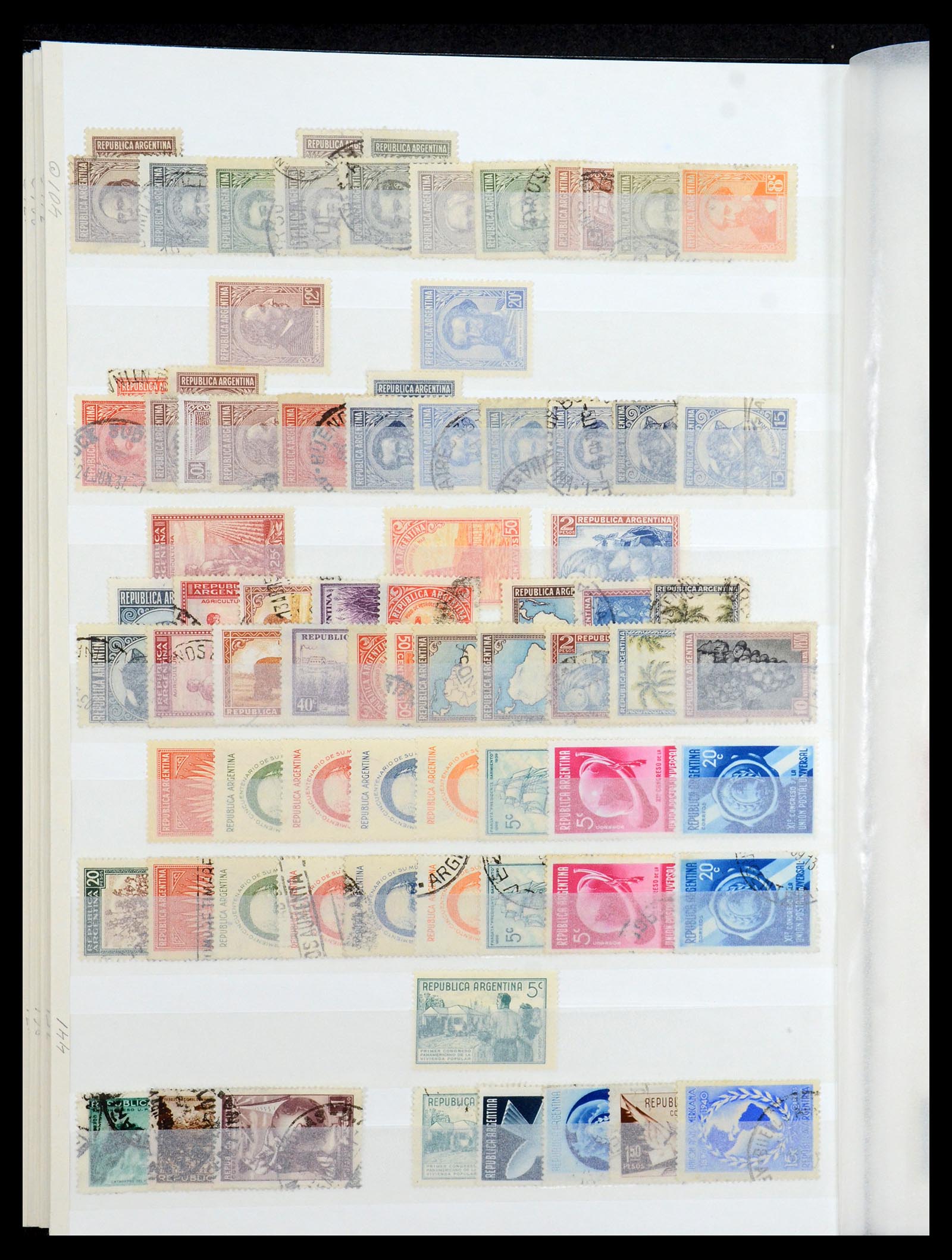 35254 010 - Postzegelverzameling 35254 Argentinië 1858-1983.