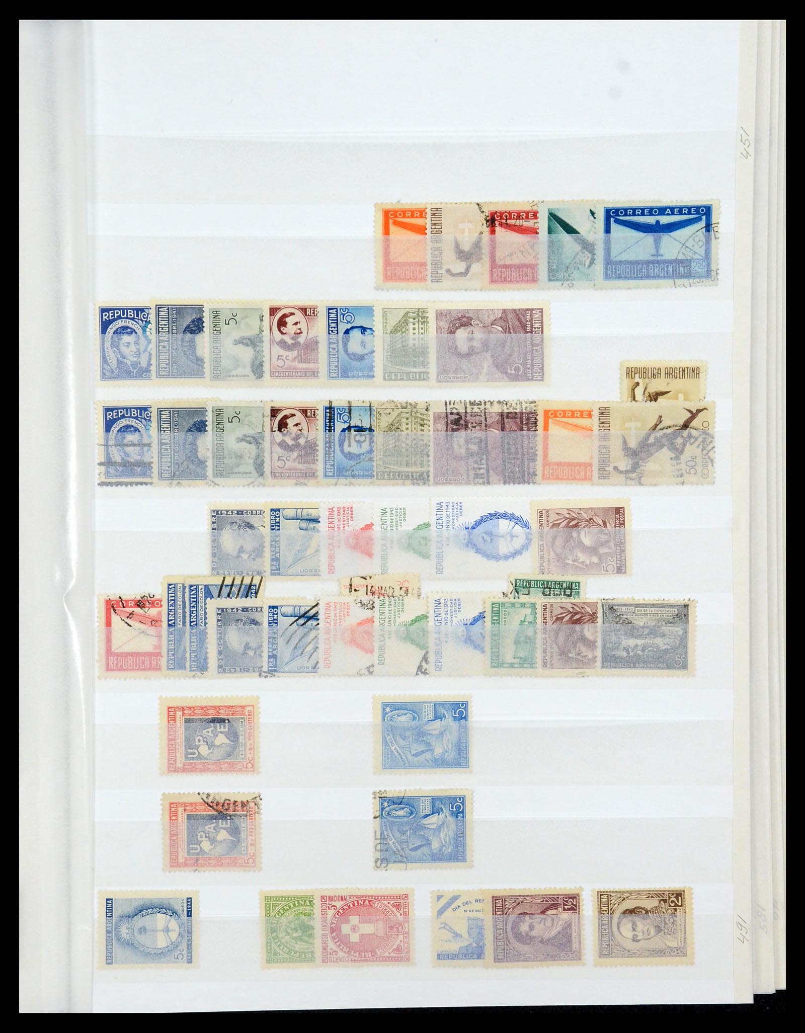 35254 011 - Postzegelverzameling 35254 Argentinië 1858-1983.