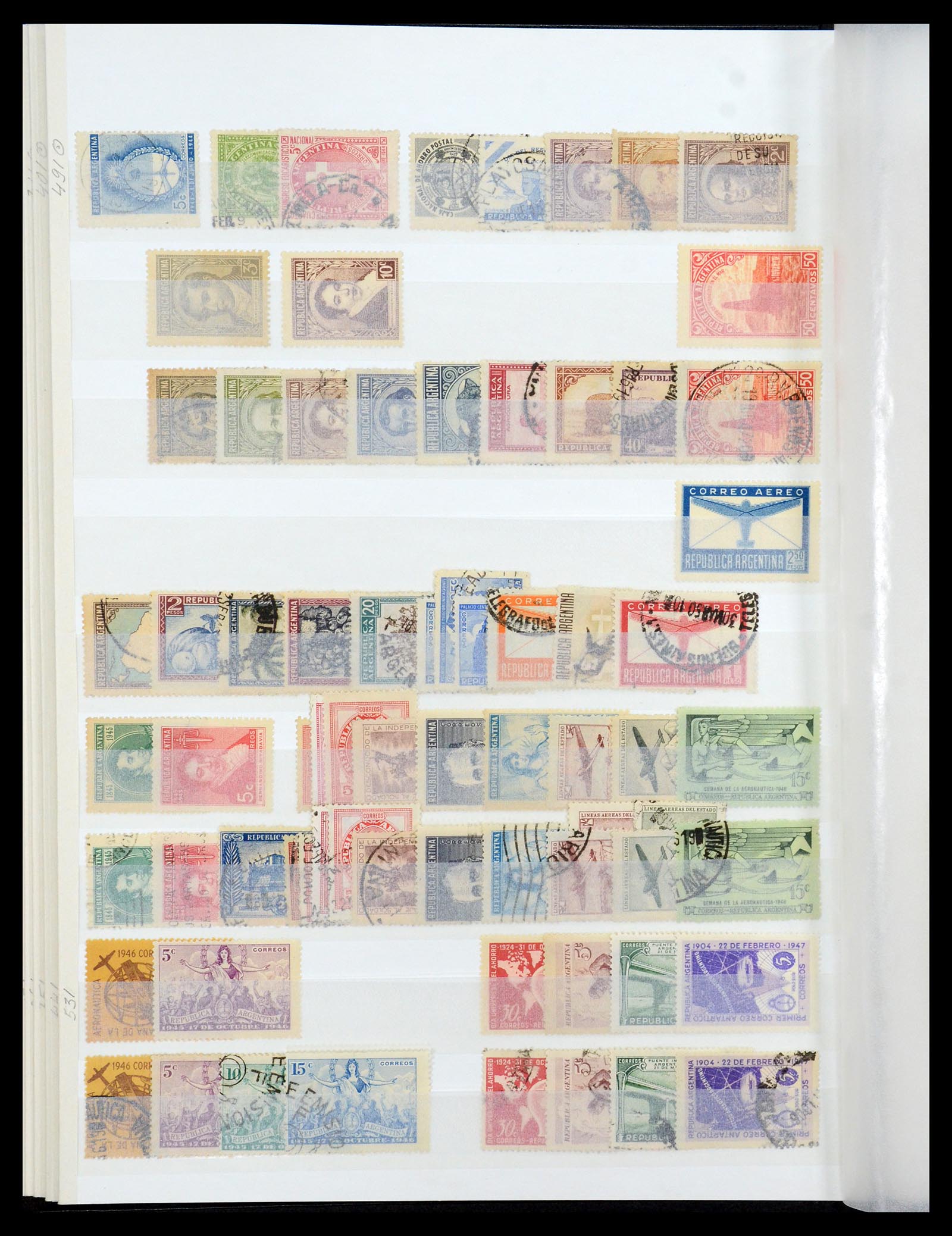 35254 012 - Postzegelverzameling 35254 Argentinië 1858-1983.