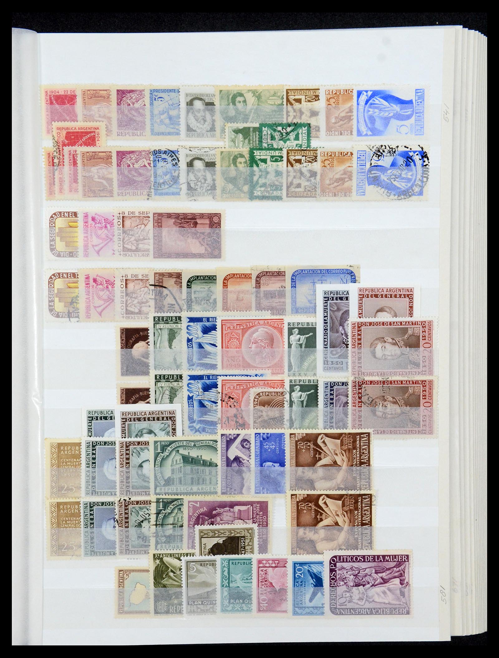 35254 013 - Postzegelverzameling 35254 Argentinië 1858-1983.