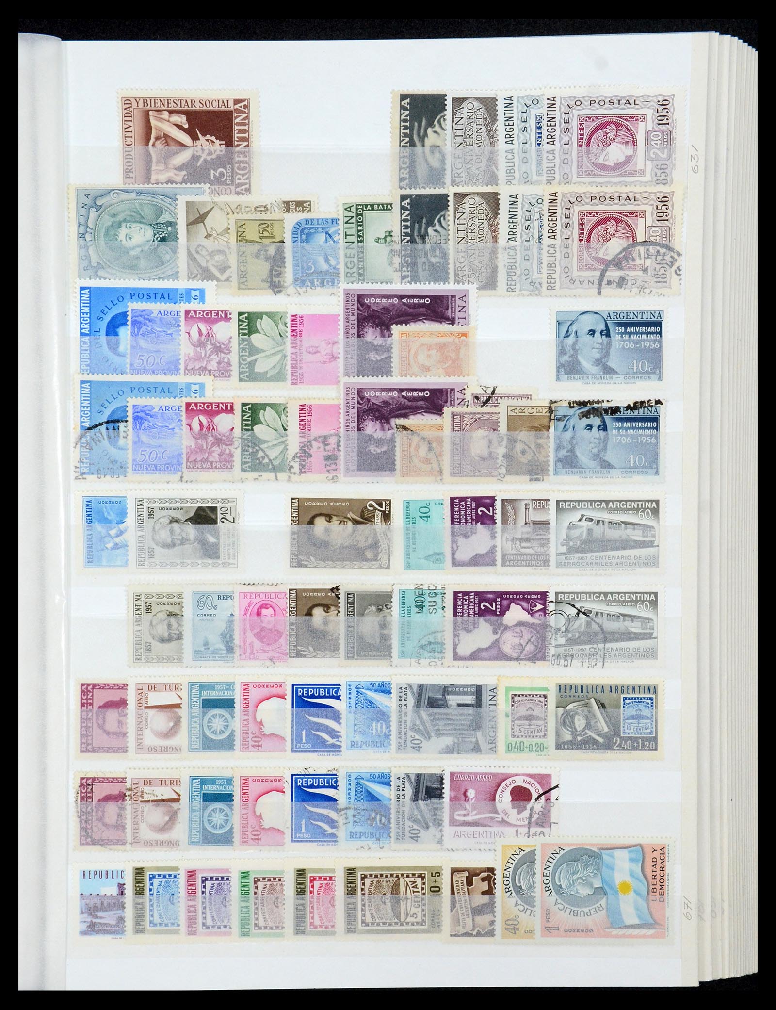 35254 015 - Postzegelverzameling 35254 Argentinië 1858-1983.