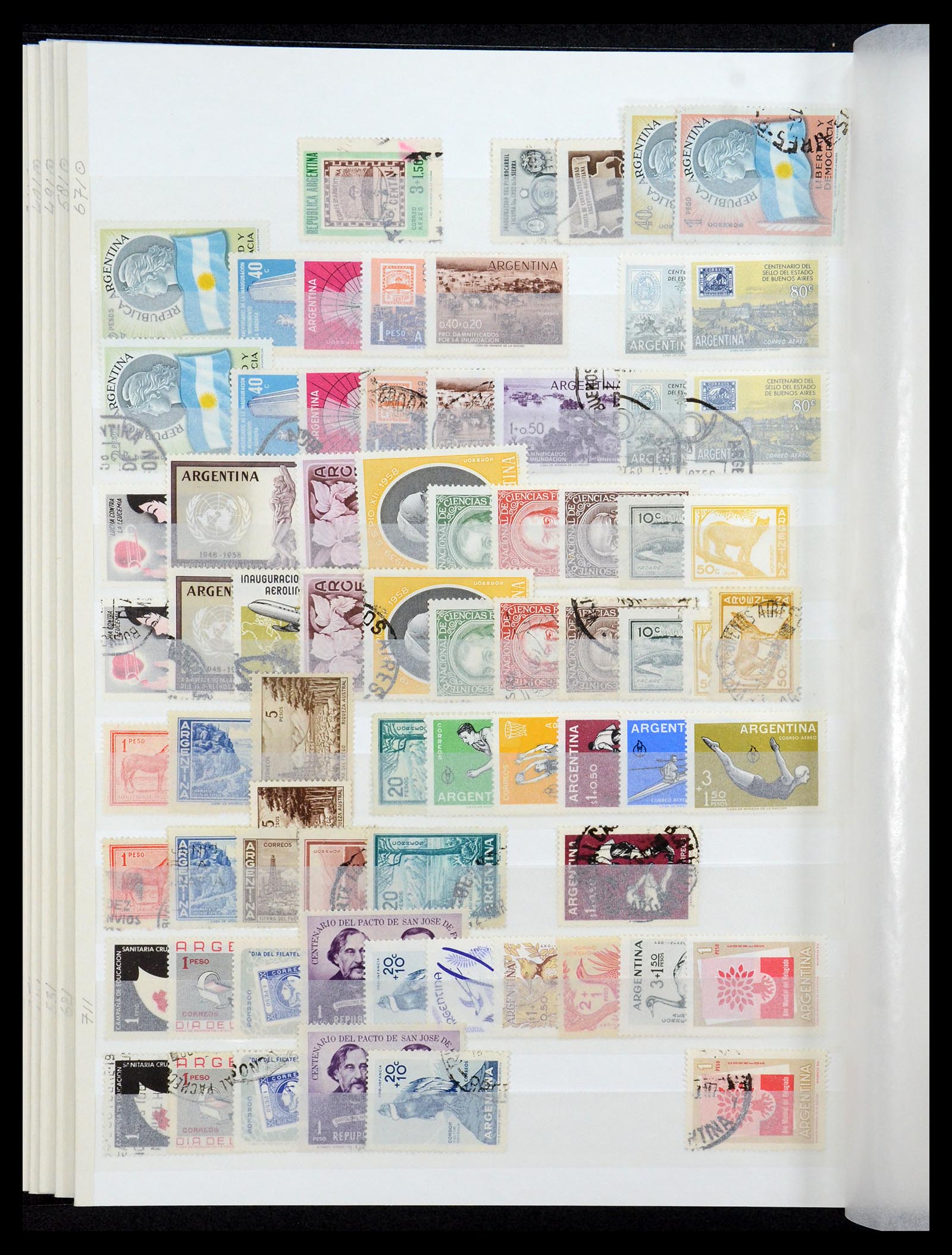 35254 016 - Postzegelverzameling 35254 Argentinië 1858-1983.