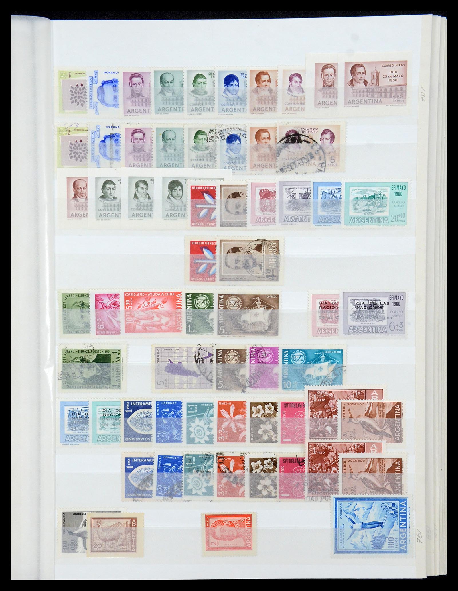 35254 017 - Postzegelverzameling 35254 Argentinië 1858-1983.