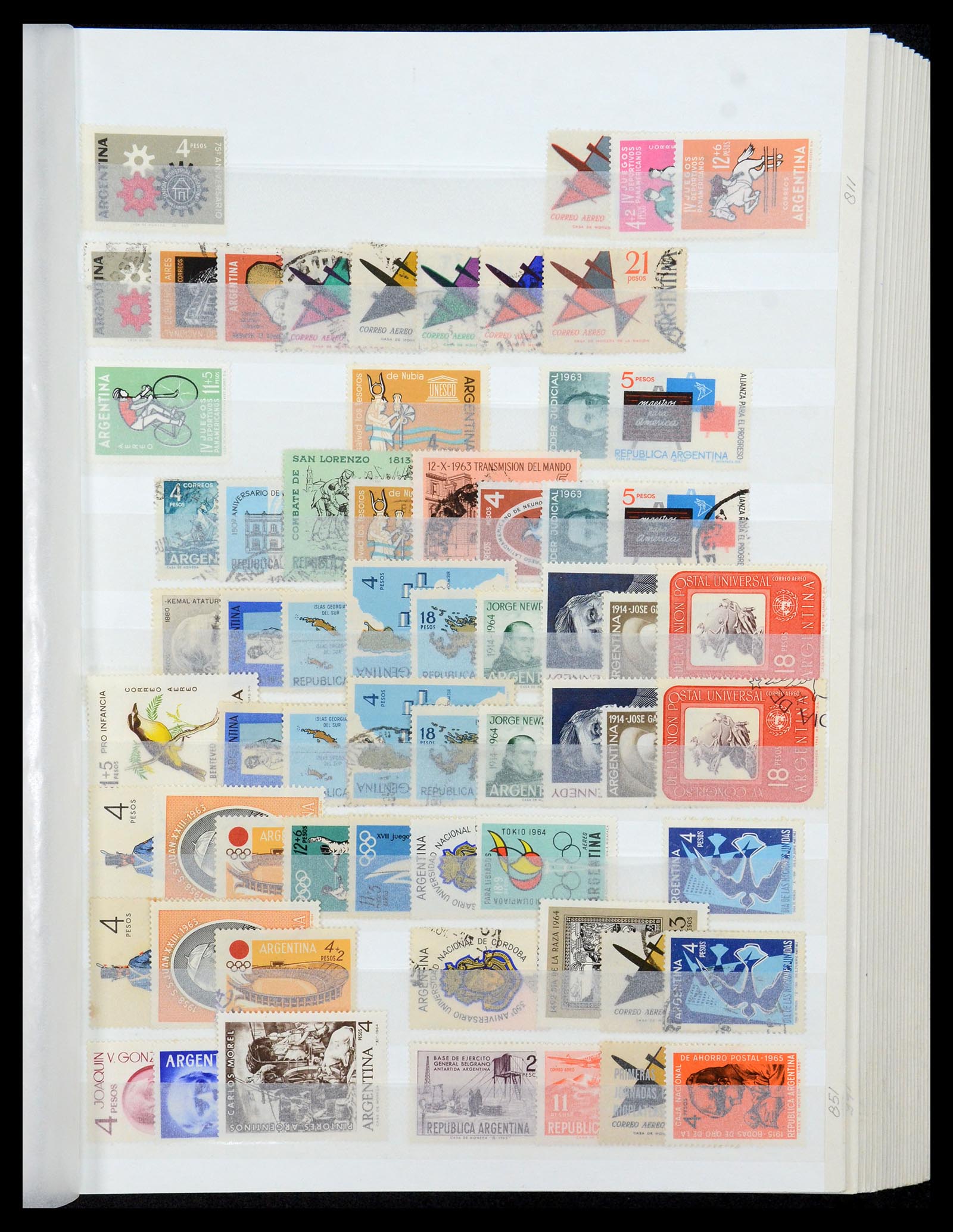 35254 019 - Postzegelverzameling 35254 Argentinië 1858-1983.