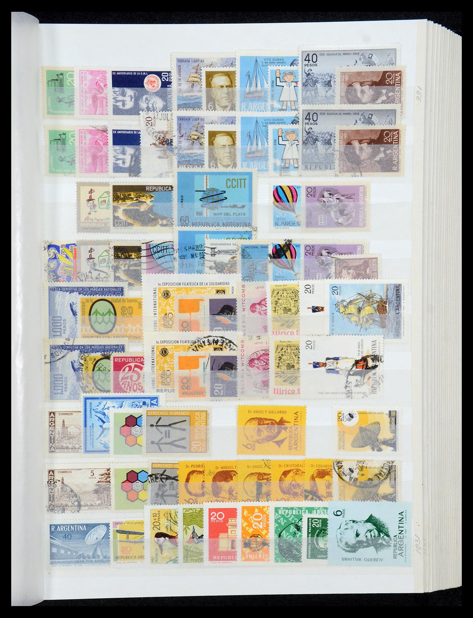 35254 023 - Postzegelverzameling 35254 Argentinië 1858-1983.