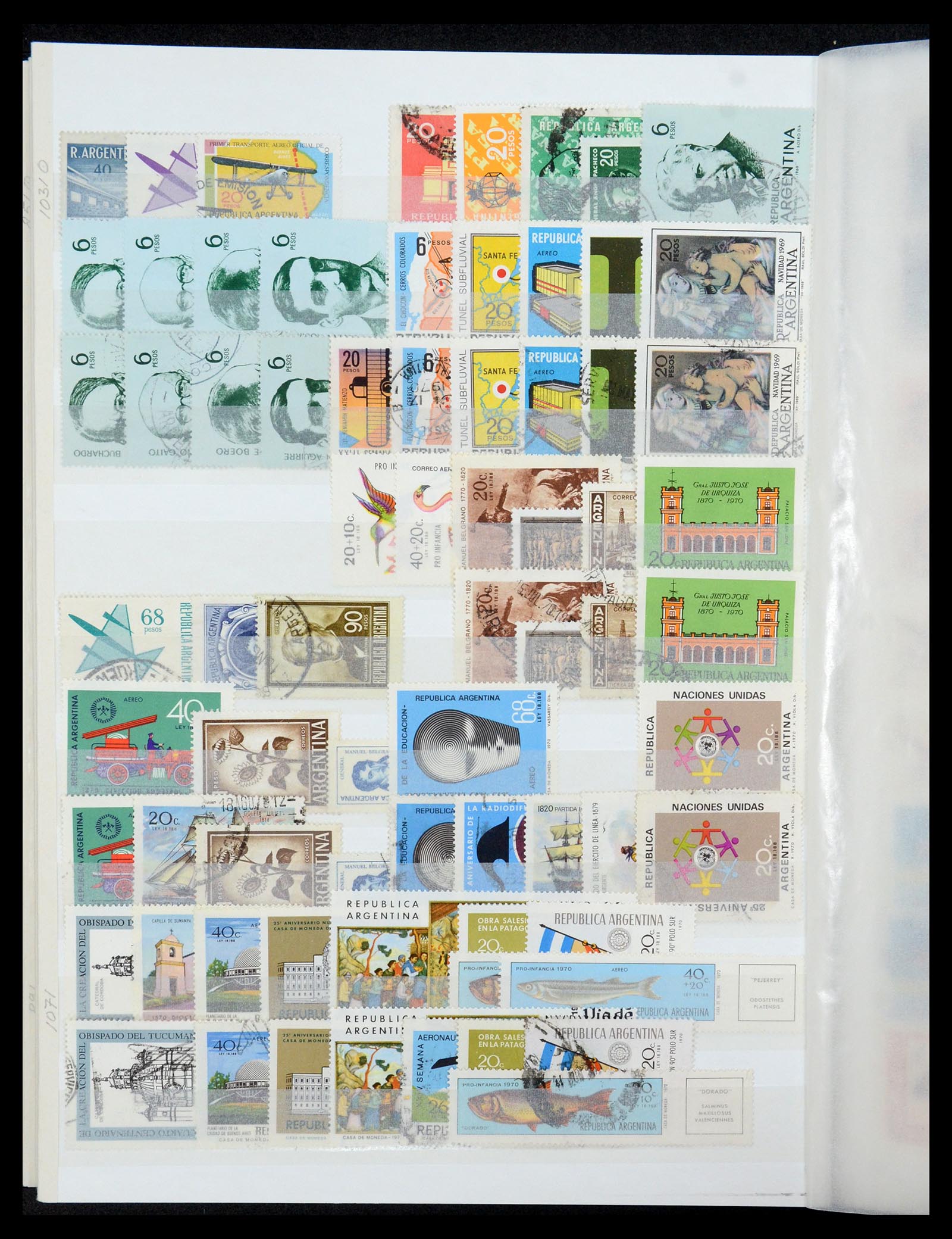 35254 025 - Postzegelverzameling 35254 Argentinië 1858-1983.