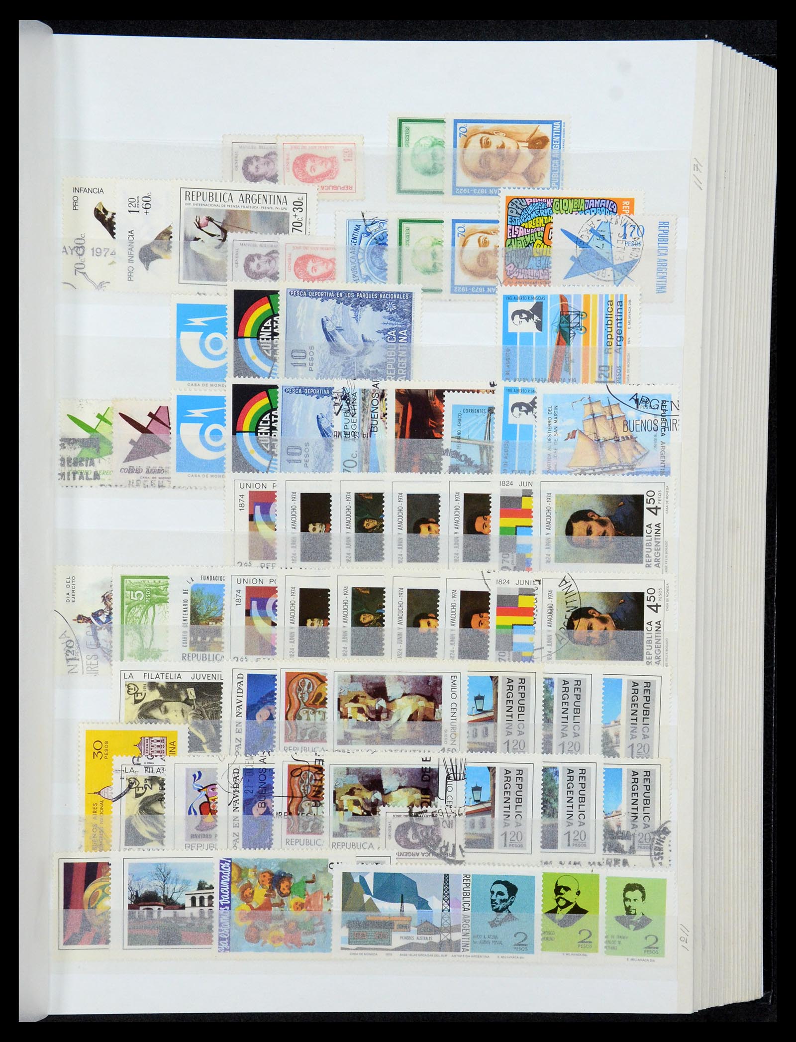 35254 027 - Postzegelverzameling 35254 Argentinië 1858-1983.