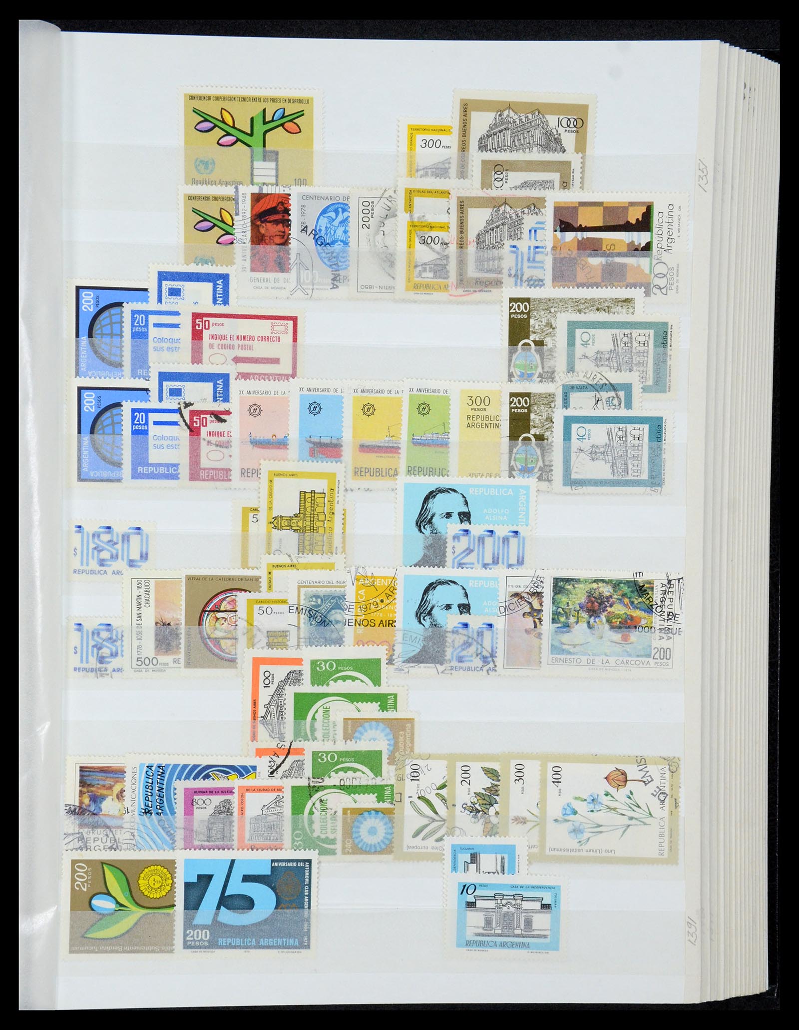 35254 032 - Postzegelverzameling 35254 Argentinië 1858-1983.
