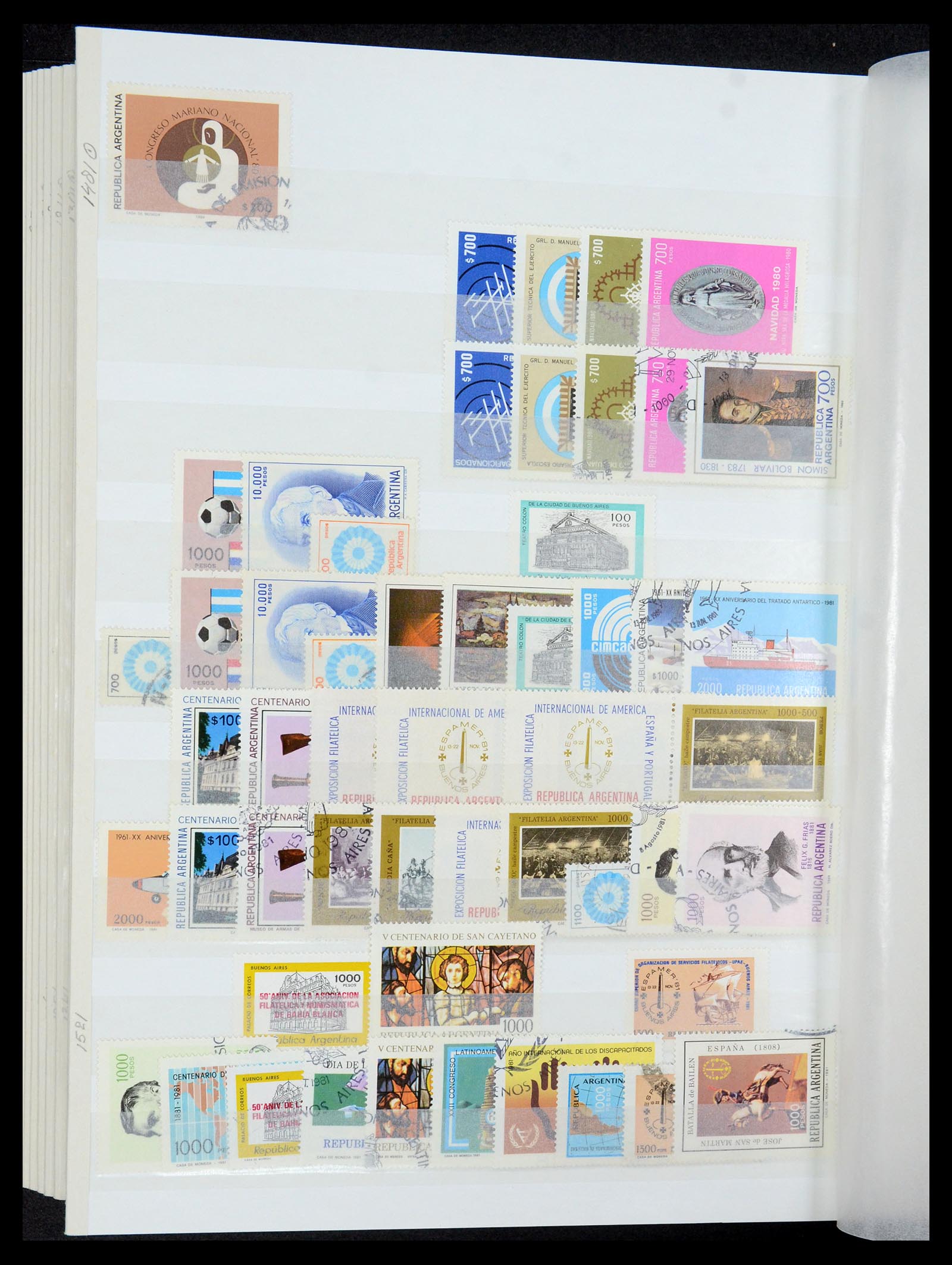 35254 035 - Postzegelverzameling 35254 Argentinië 1858-1983.