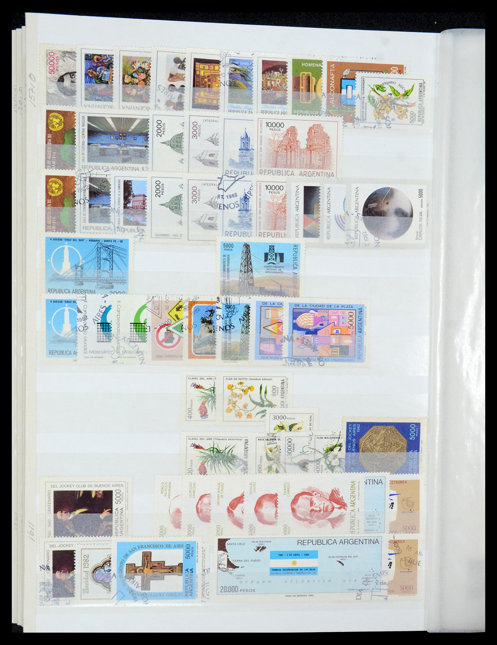 35254 037 - Postzegelverzameling 35254 Argentinië 1858-1983.