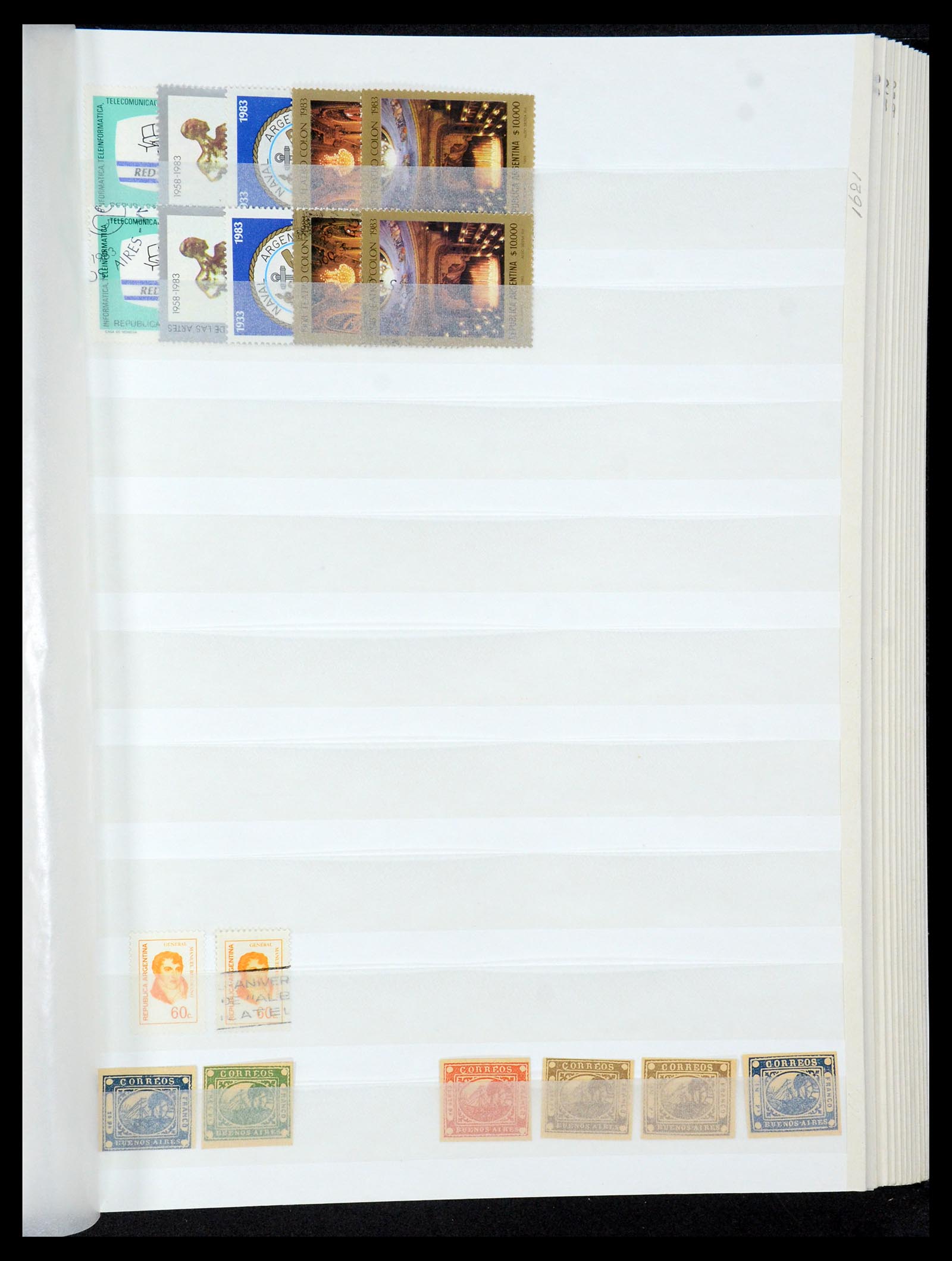 35254 038 - Postzegelverzameling 35254 Argentinië 1858-1983.