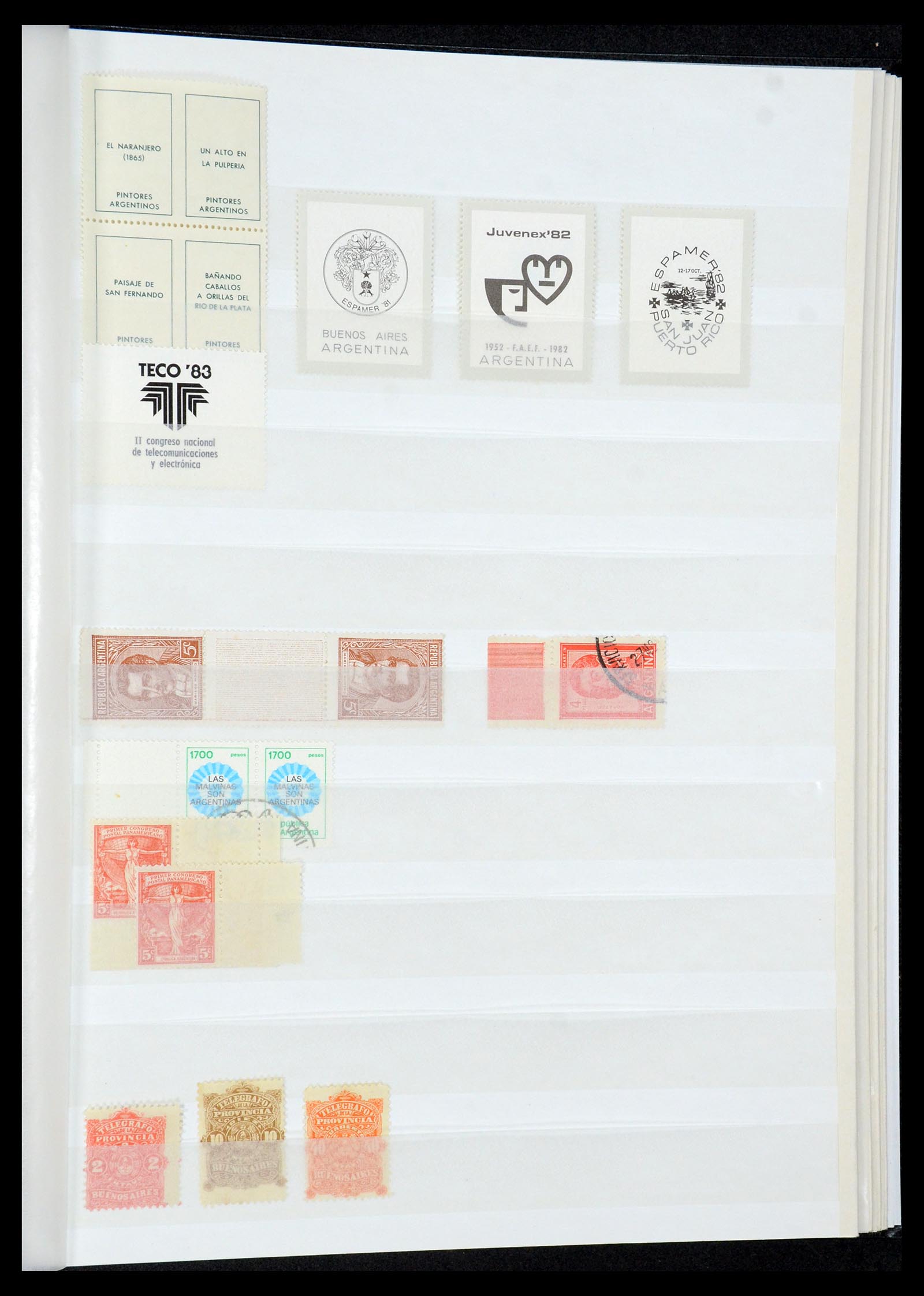 35254 047 - Postzegelverzameling 35254 Argentinië 1858-1983.