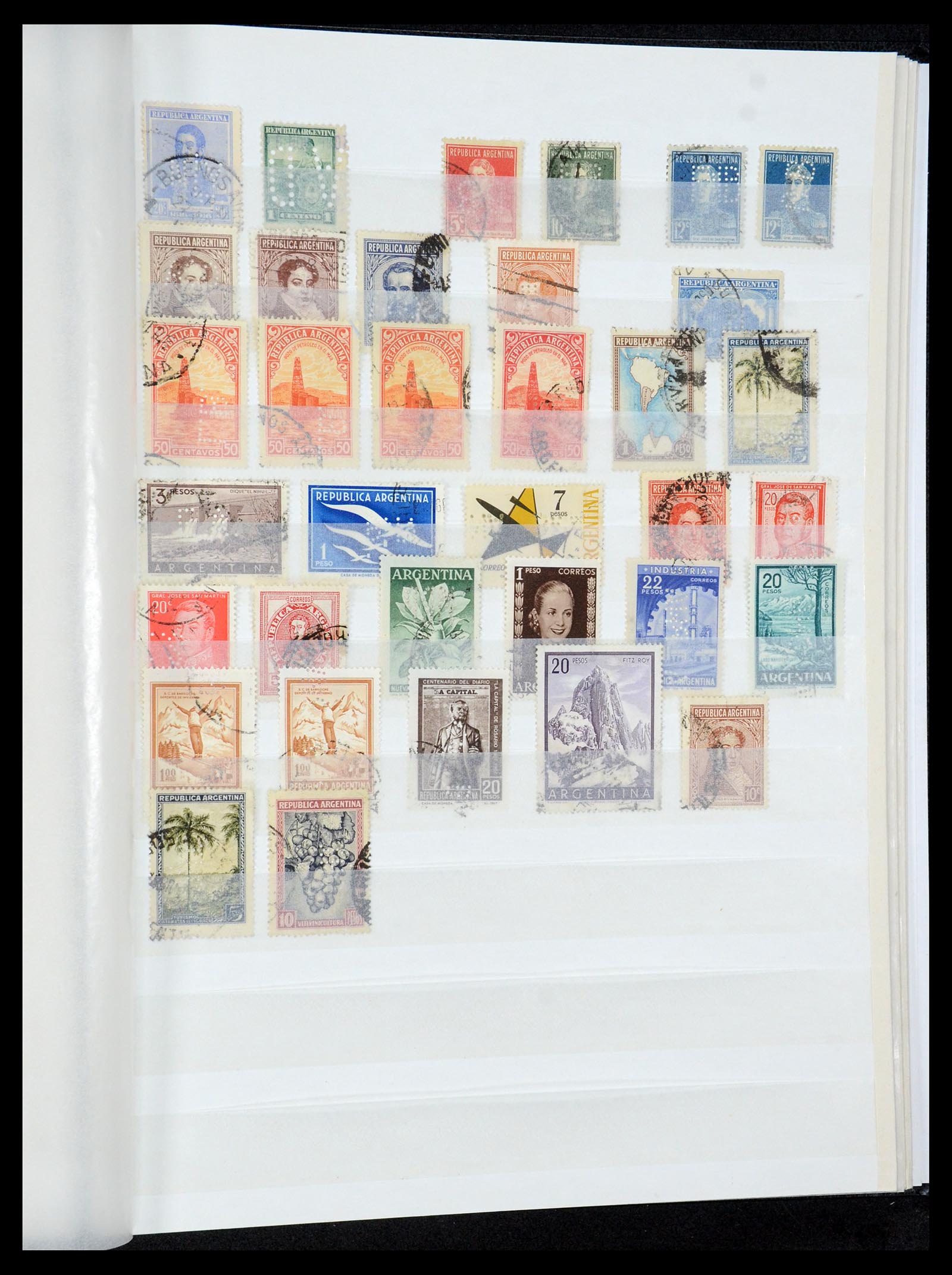 35254 049 - Postzegelverzameling 35254 Argentinië 1858-1983.