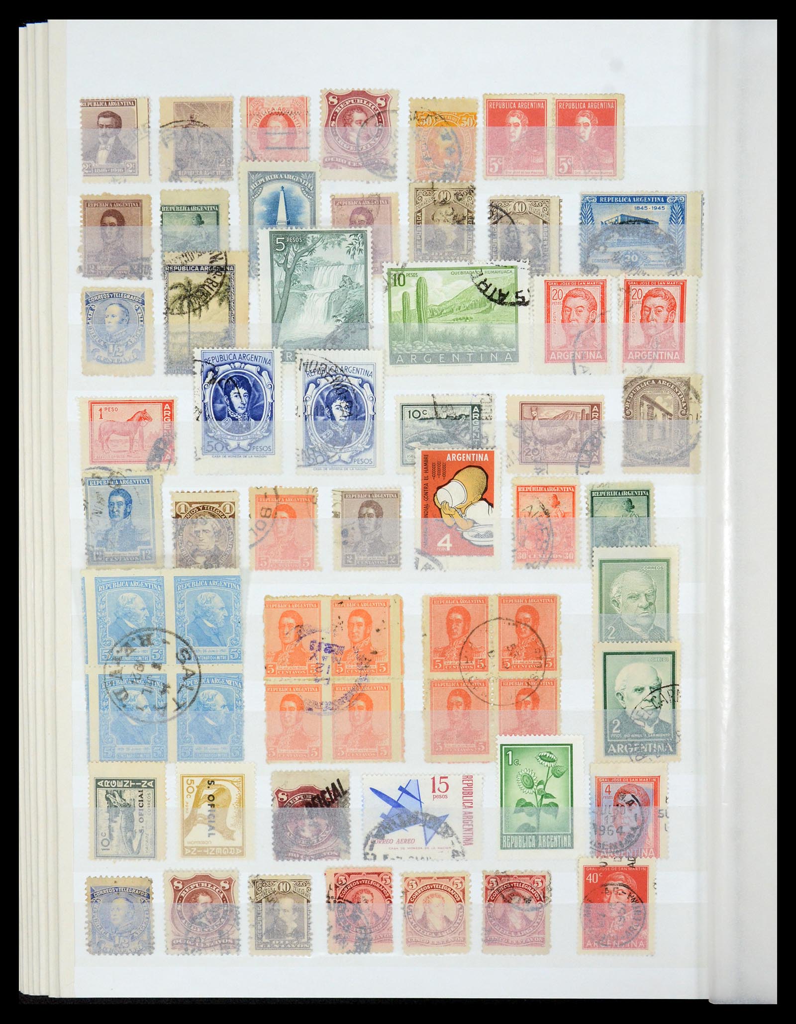35254 051 - Postzegelverzameling 35254 Argentinië 1858-1983.
