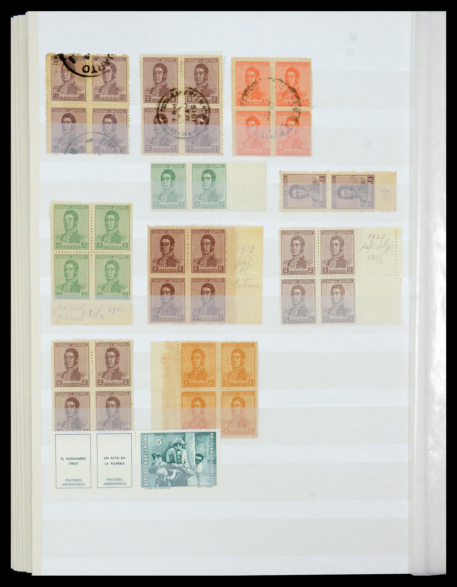 35254 052 - Postzegelverzameling 35254 Argentinië 1858-1983.