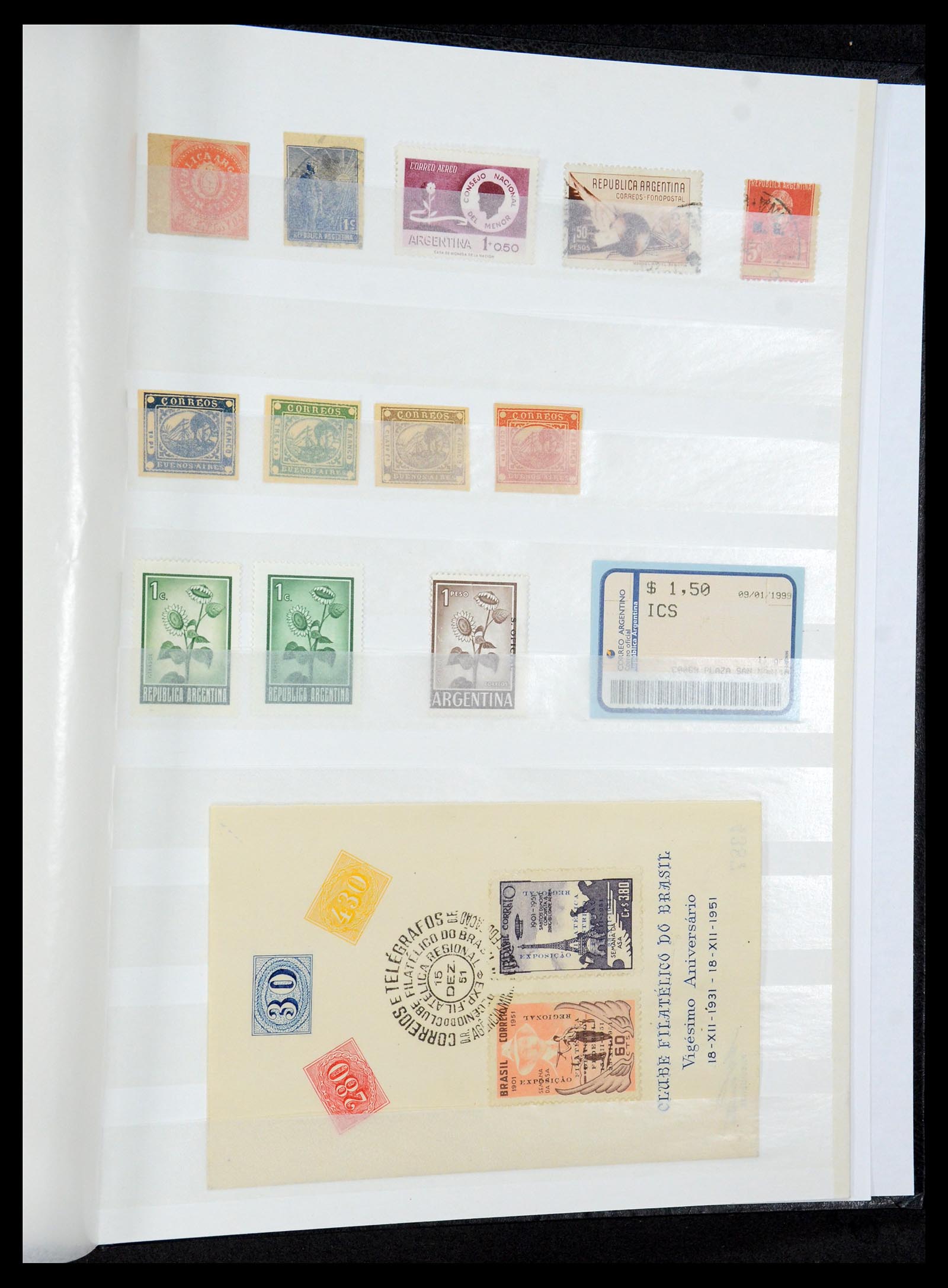 35254 054 - Postzegelverzameling 35254 Argentinië 1858-1983.