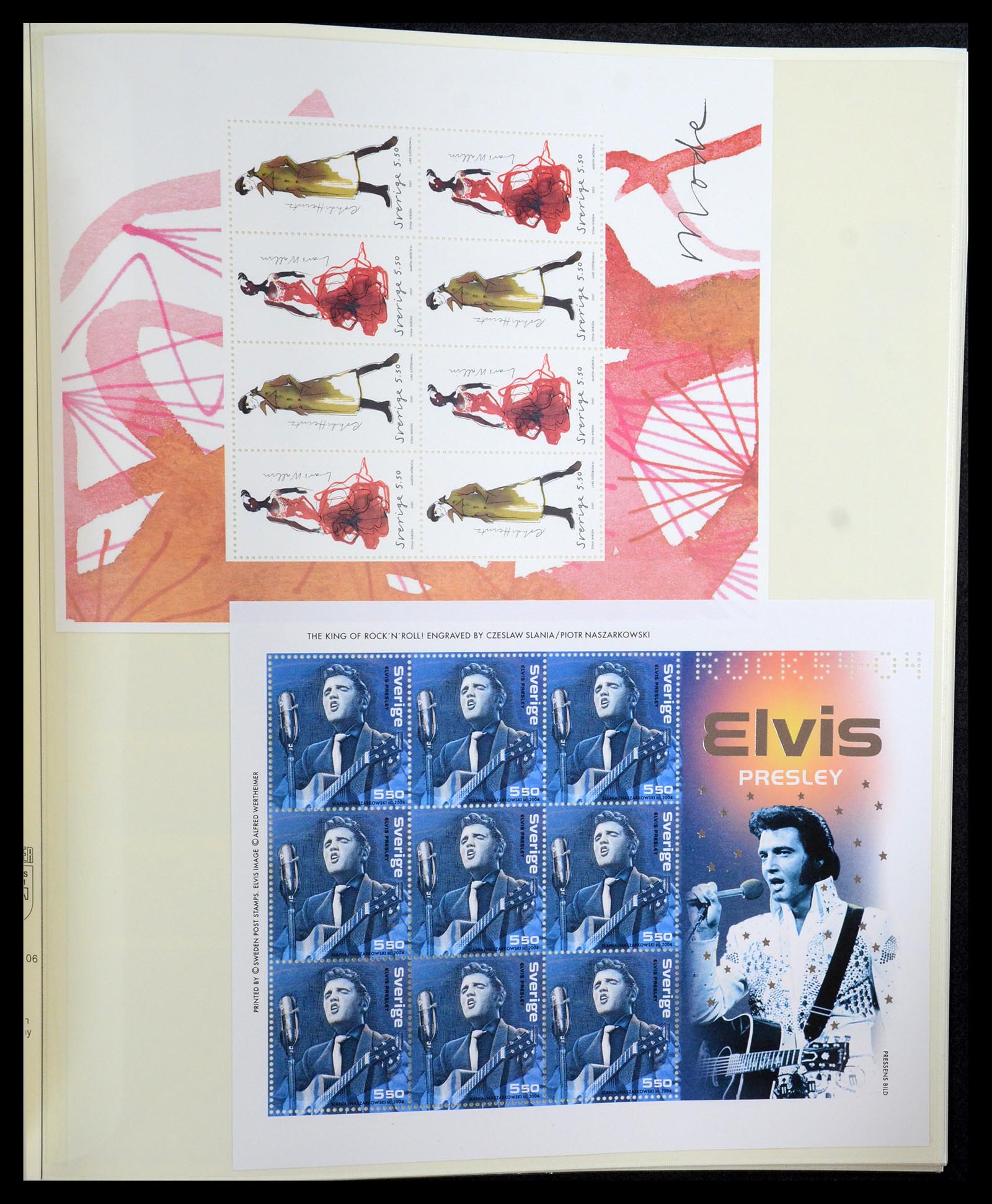 35256 027 - Stamp Collection 35256 Sweden souvenir sheets 1980-2018.