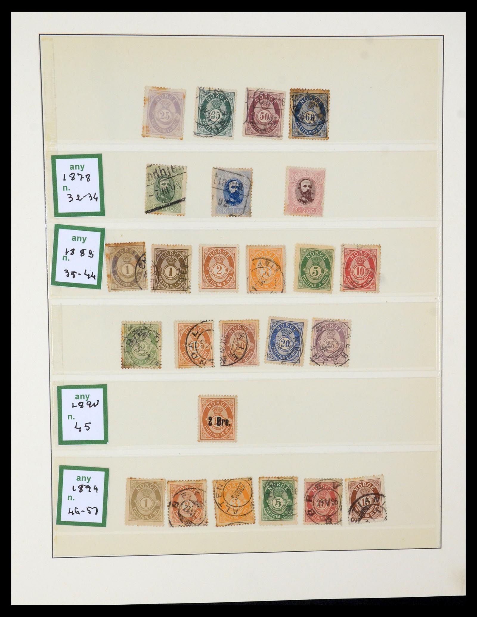 35258 002 - Postzegelverzameling 35258 Noorwegen 1855-2003.