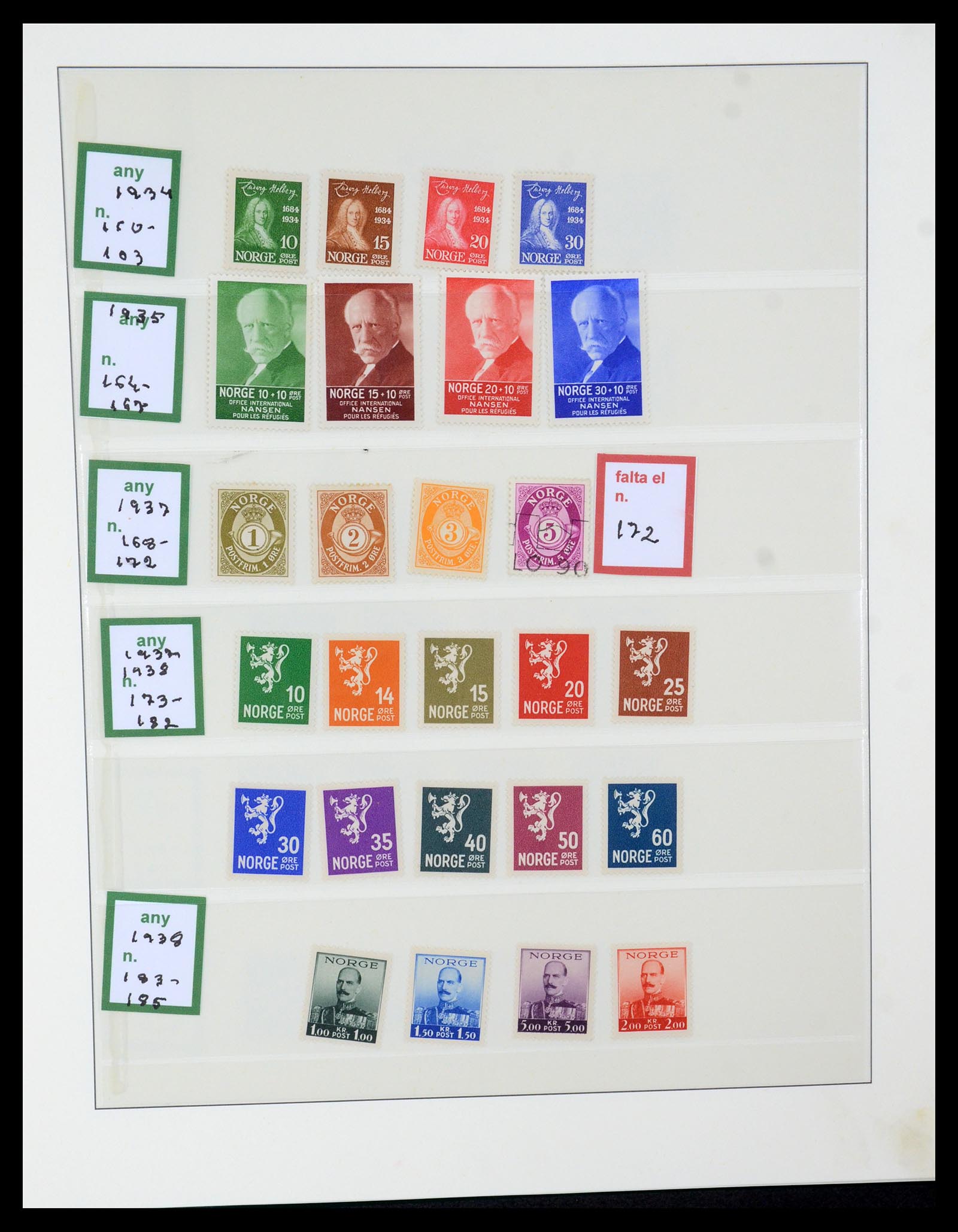 35258 008 - Postzegelverzameling 35258 Noorwegen 1855-2003.