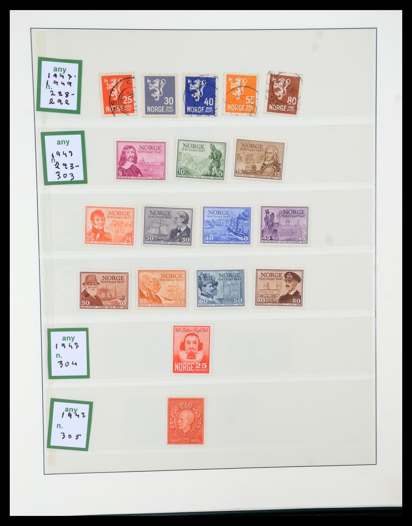 35258 016 - Postzegelverzameling 35258 Noorwegen 1855-2003.