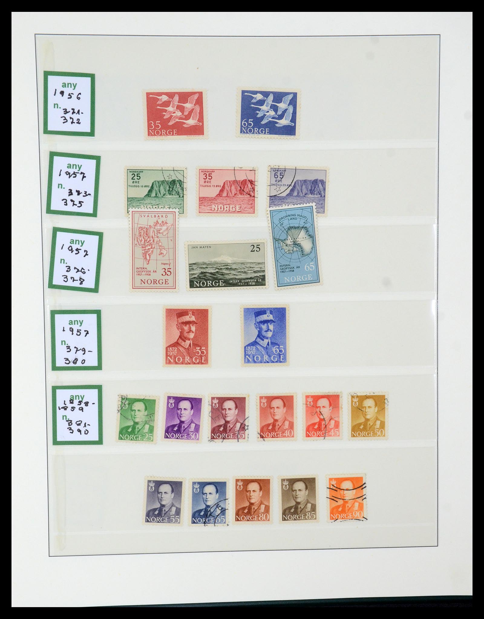 35258 021 - Postzegelverzameling 35258 Noorwegen 1855-2003.