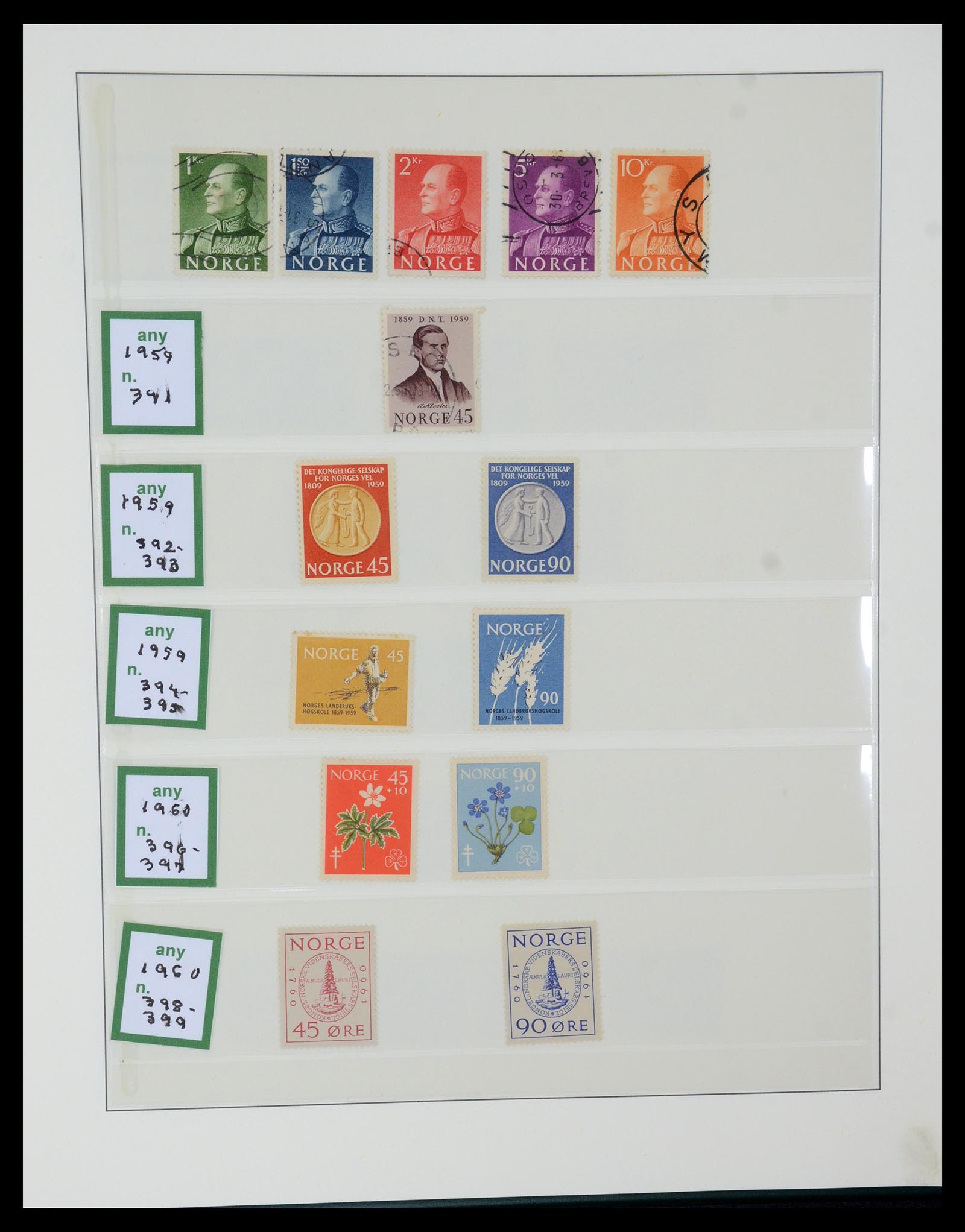 35258 022 - Postzegelverzameling 35258 Noorwegen 1855-2003.