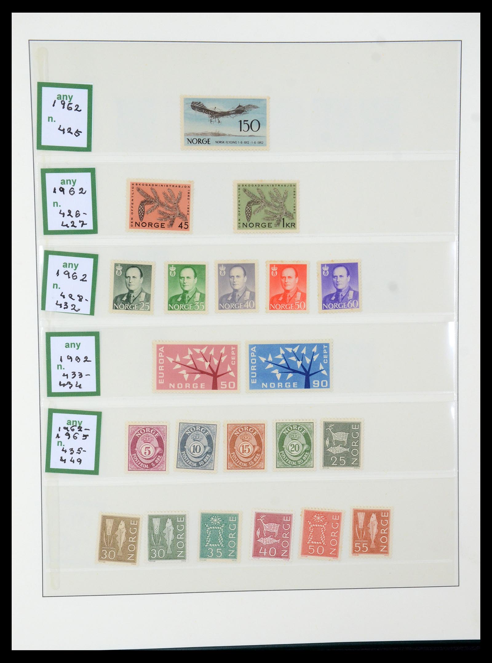 35258 025 - Postzegelverzameling 35258 Noorwegen 1855-2003.