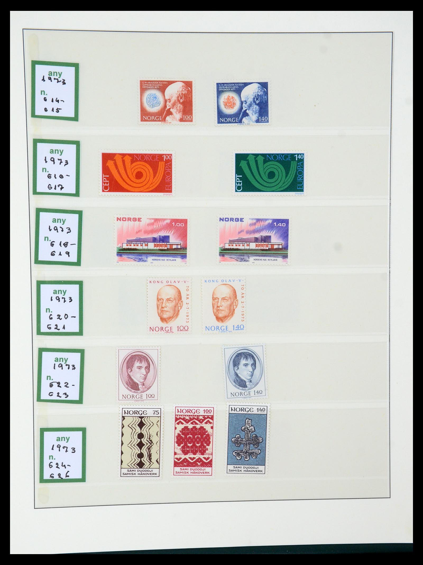 35258 039 - Postzegelverzameling 35258 Noorwegen 1855-2003.