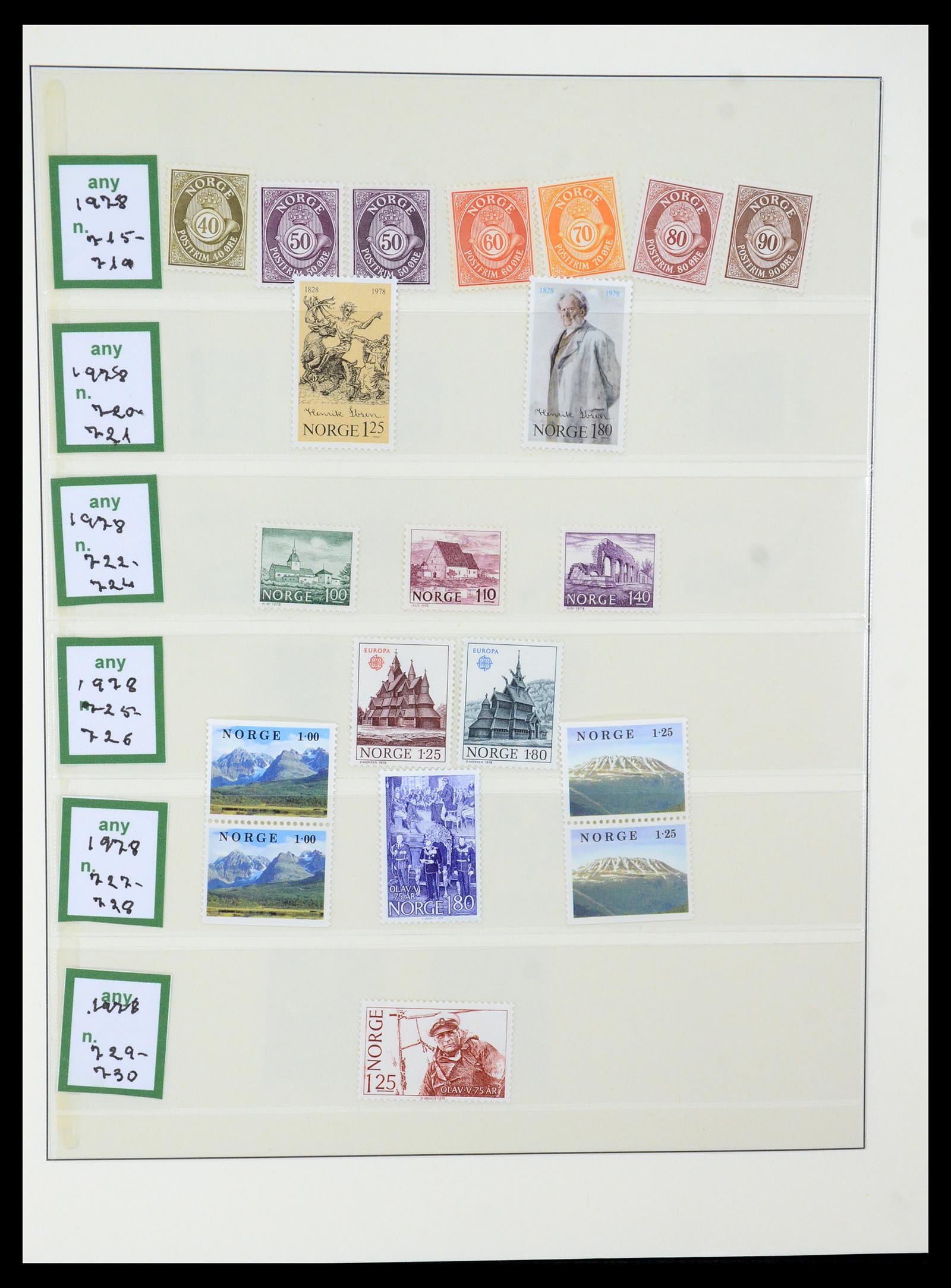 35258 047 - Postzegelverzameling 35258 Noorwegen 1855-2003.