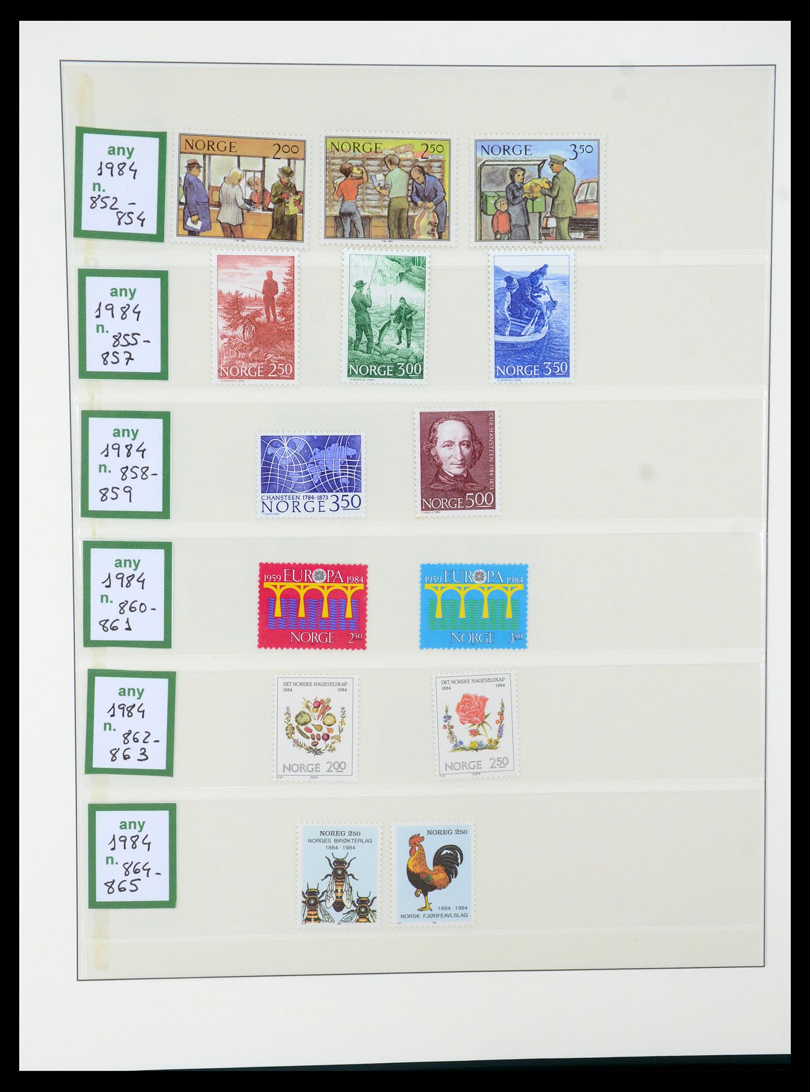 35258 059 - Postzegelverzameling 35258 Noorwegen 1855-2003.