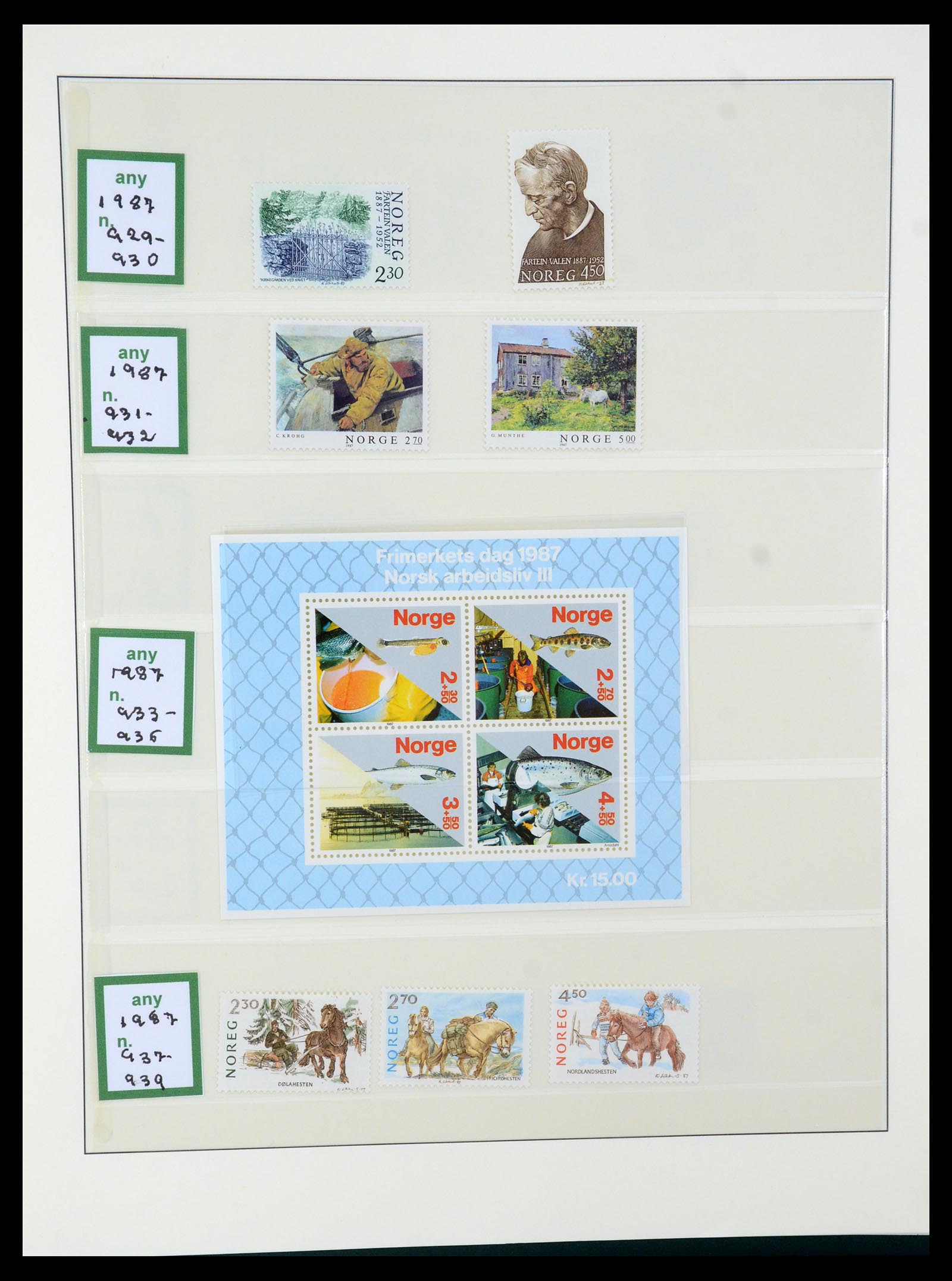 35258 068 - Postzegelverzameling 35258 Noorwegen 1855-2003.