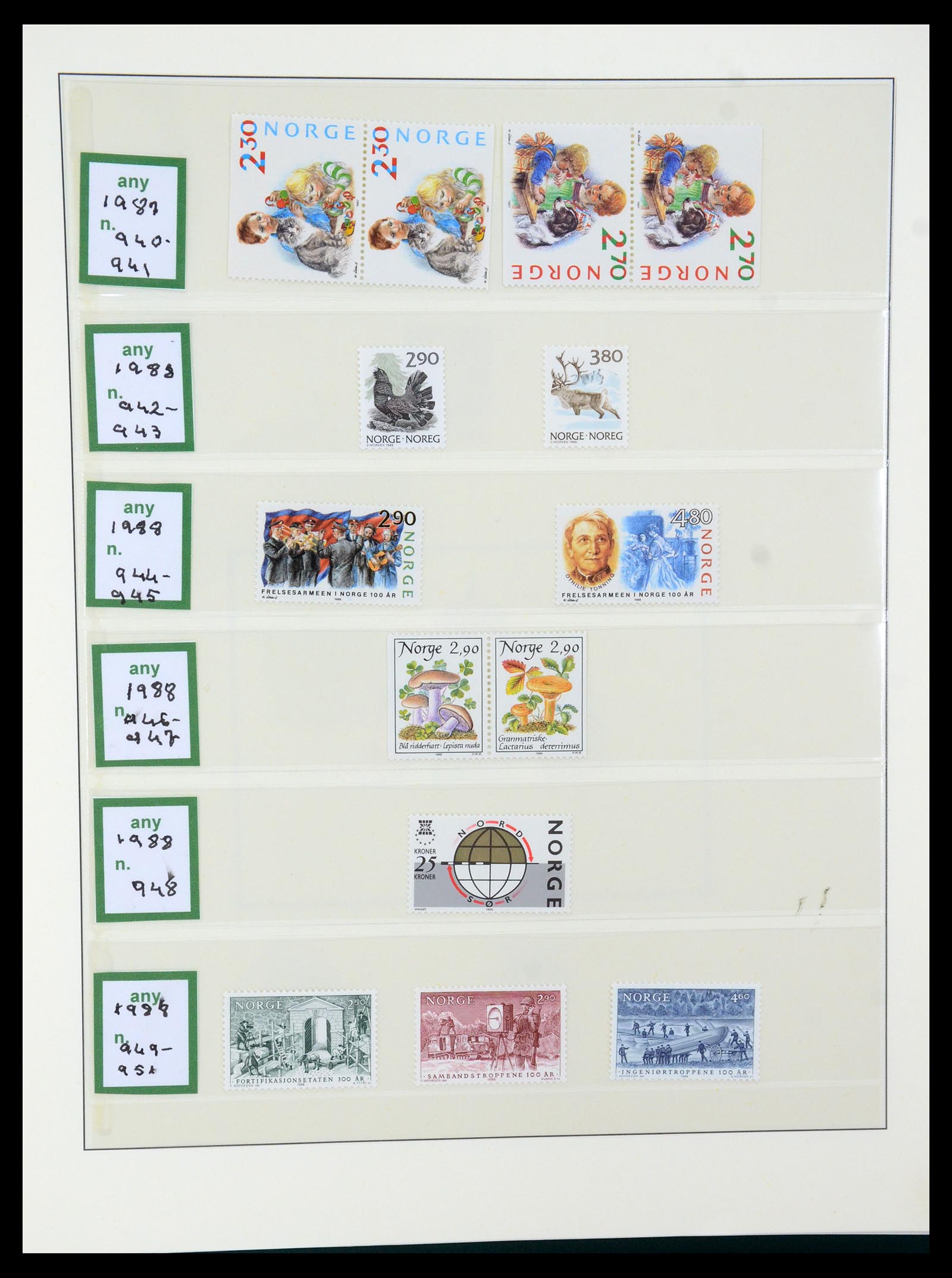 35258 069 - Postzegelverzameling 35258 Noorwegen 1855-2003.
