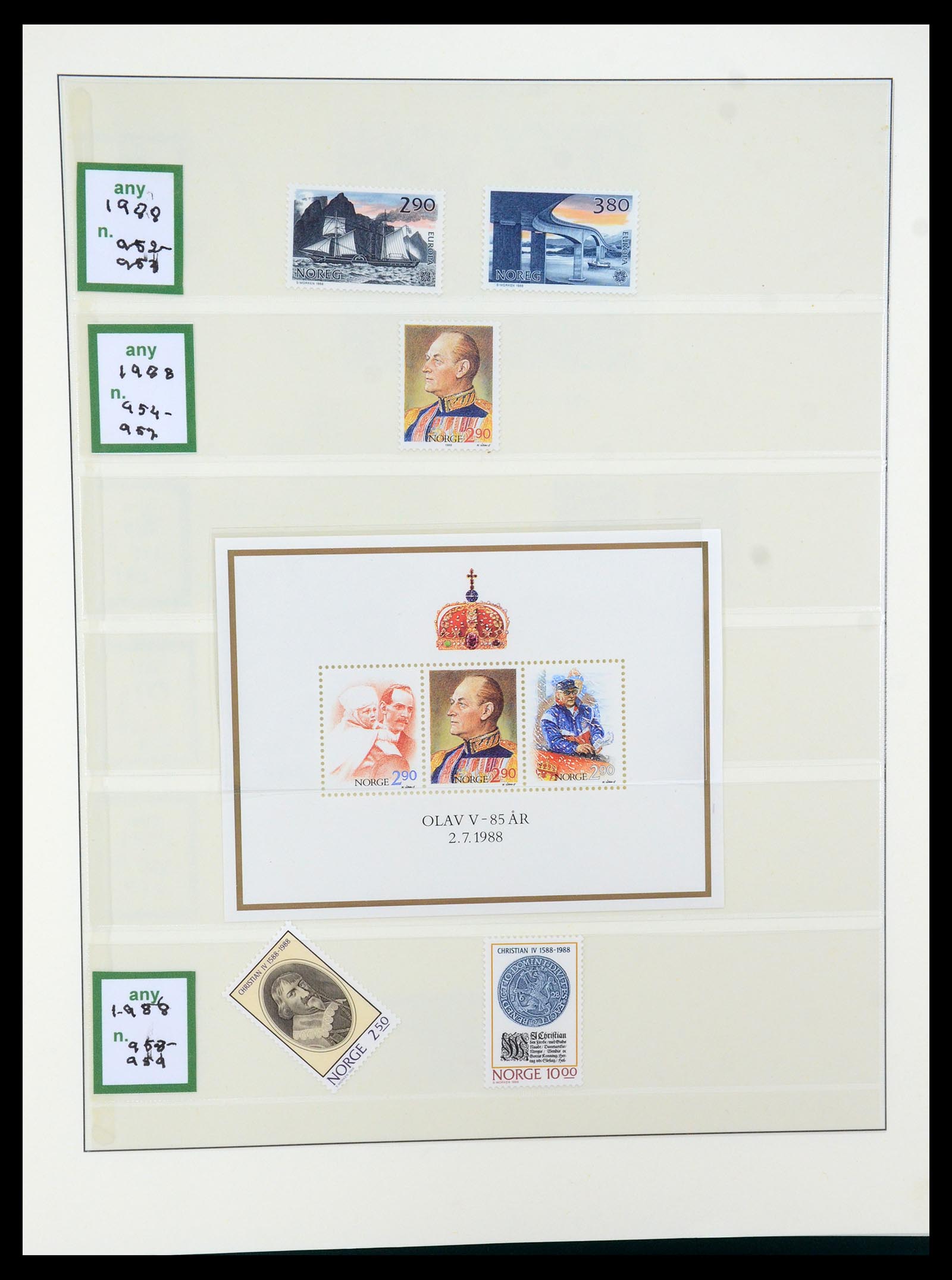 35258 070 - Postzegelverzameling 35258 Noorwegen 1855-2003.