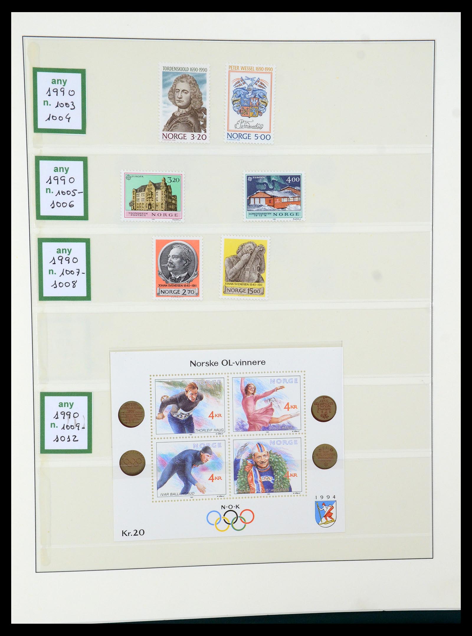 35258 078 - Postzegelverzameling 35258 Noorwegen 1855-2003.