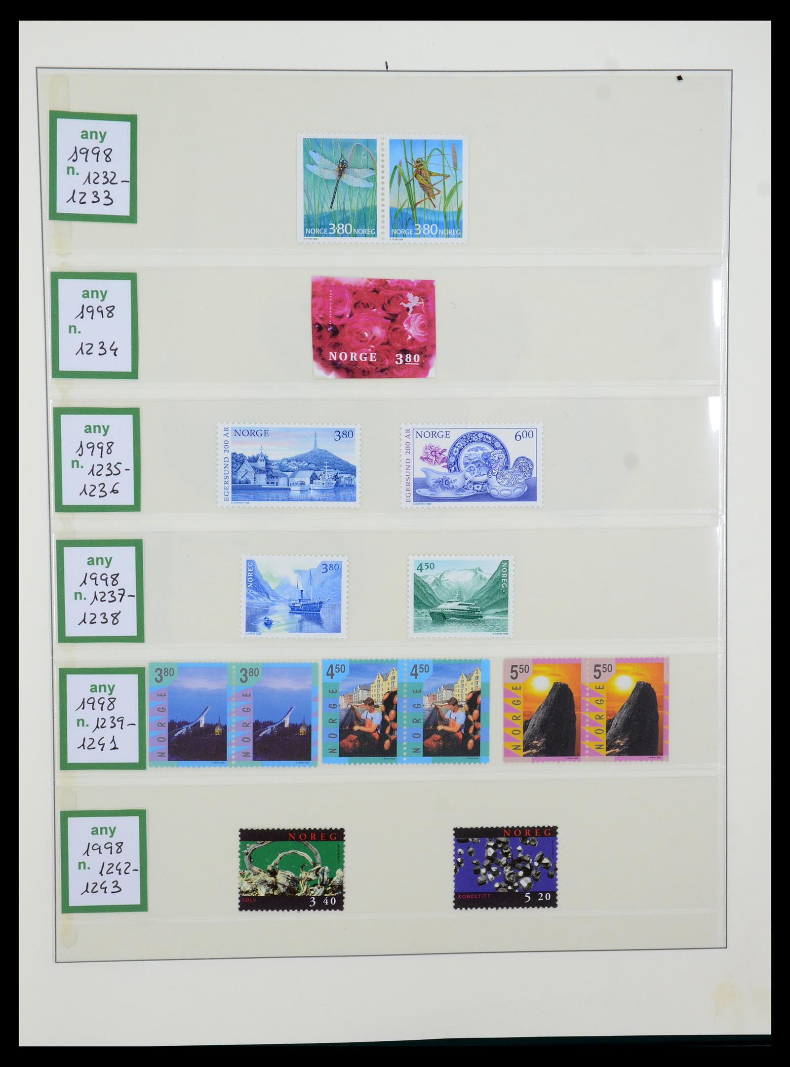 35258 101 - Postzegelverzameling 35258 Noorwegen 1855-2003.