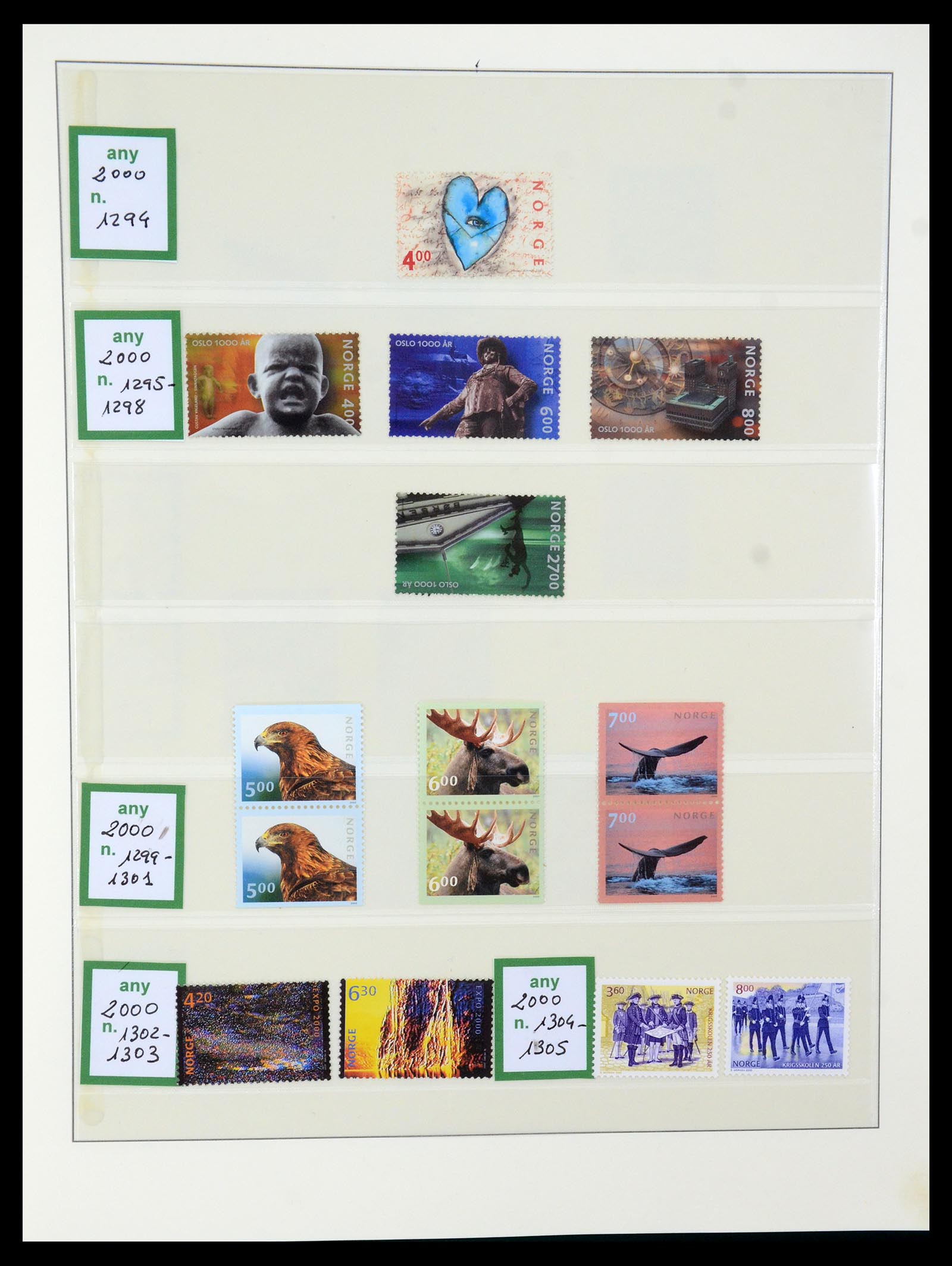 35258 108 - Postzegelverzameling 35258 Noorwegen 1855-2003.
